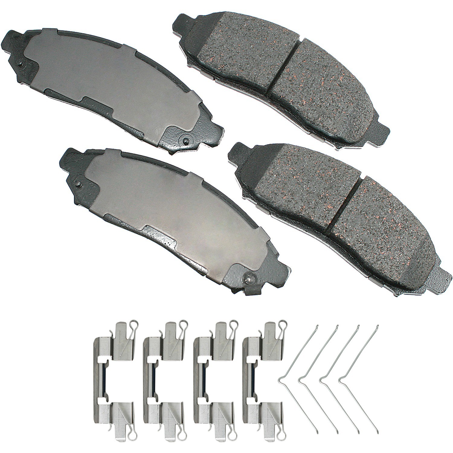 Akebono ProACT Ultra Premium Ceramic Disc Brake Pad Kit