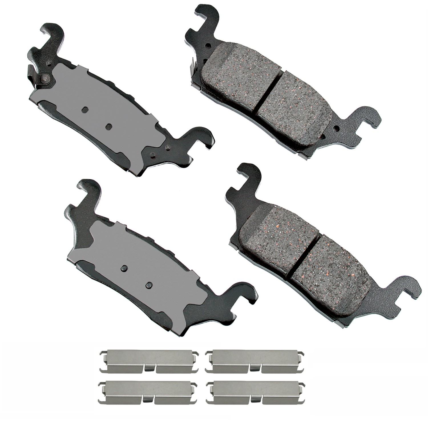 Akebono ProACT Ultra Premium Ceramic Disc Brake Pad Kit