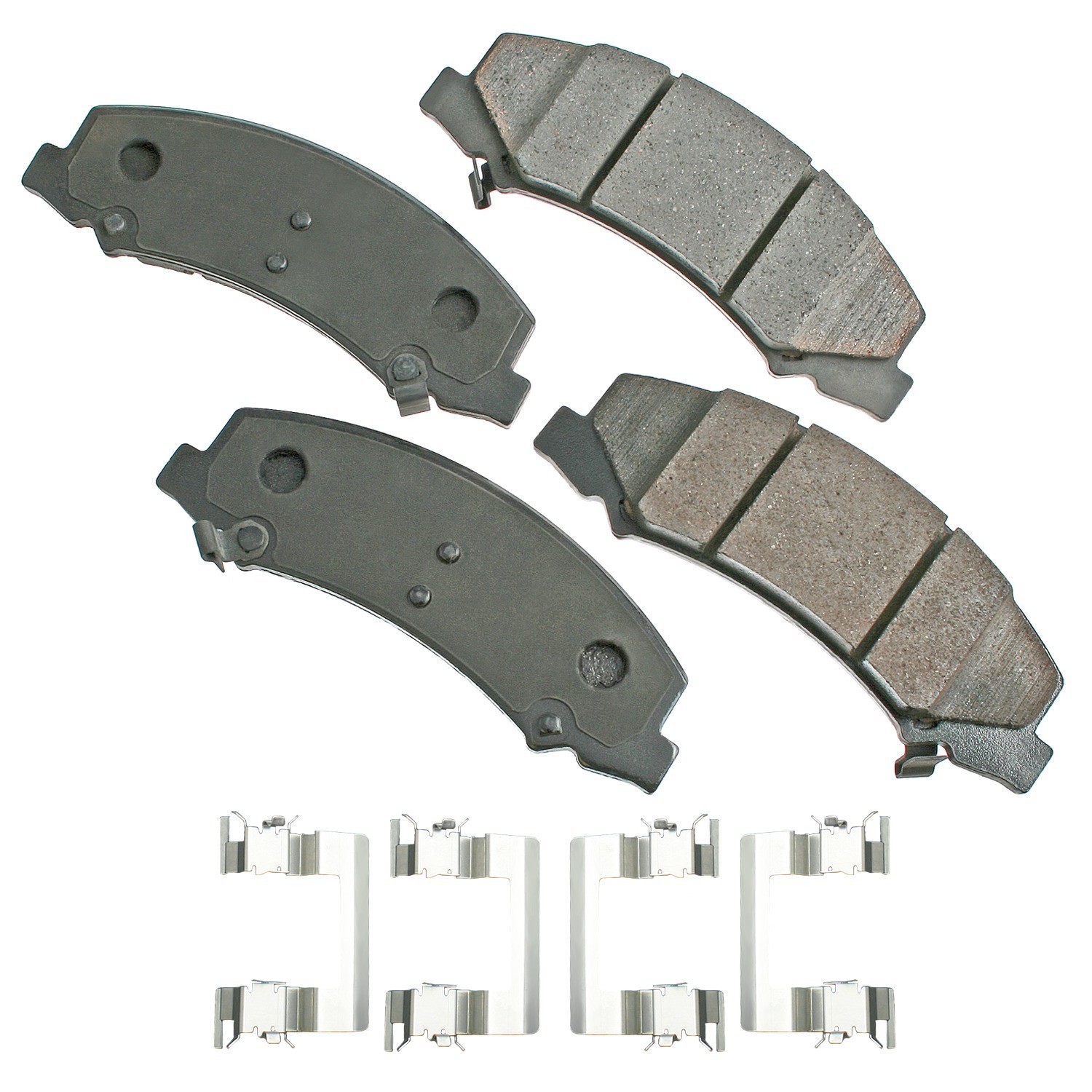 Akebono ProACT Ultra Premium Ceramic Disc Brake Pad Kit