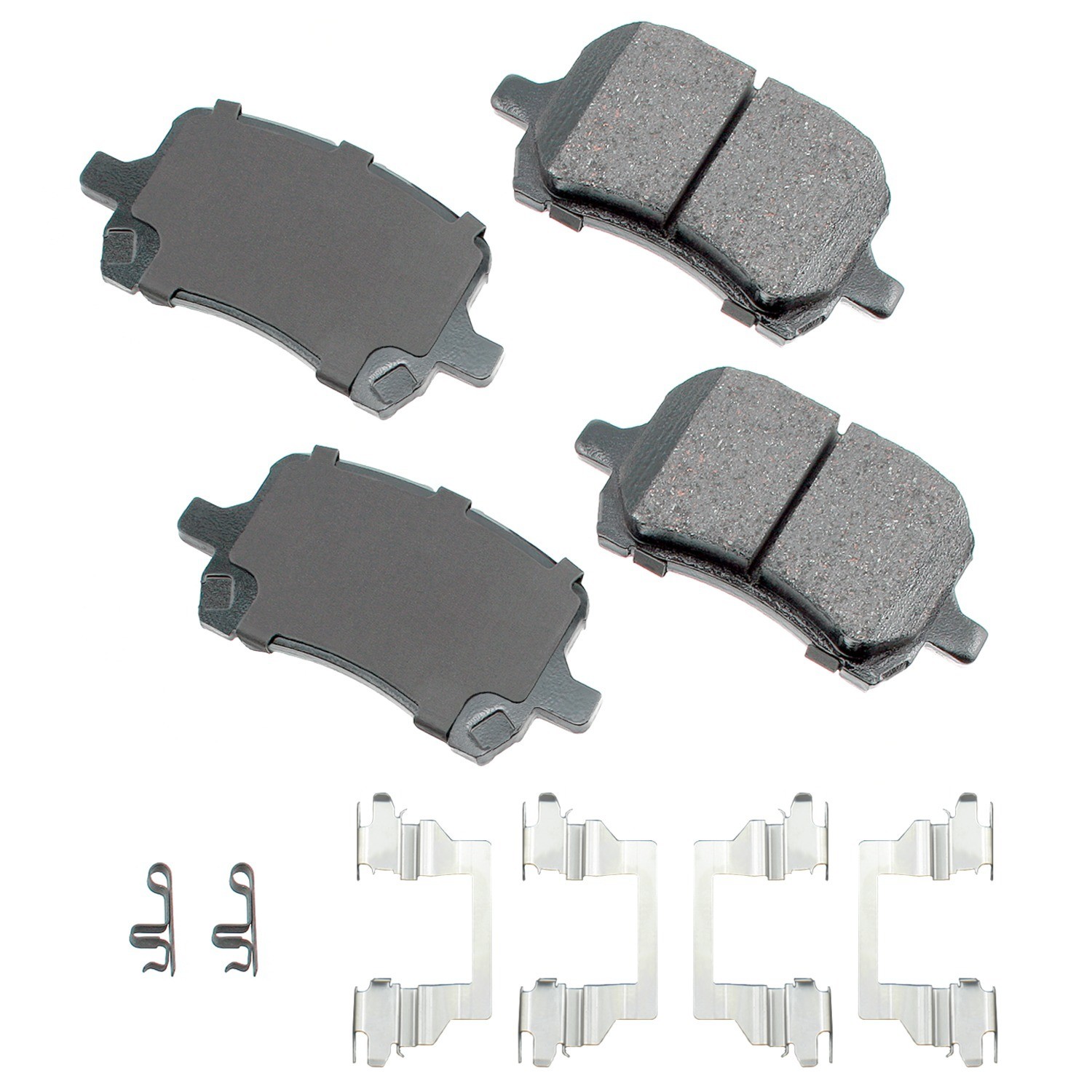 Akebono ProACT Ultra Premium Ceramic Disc Brake Pad Kit