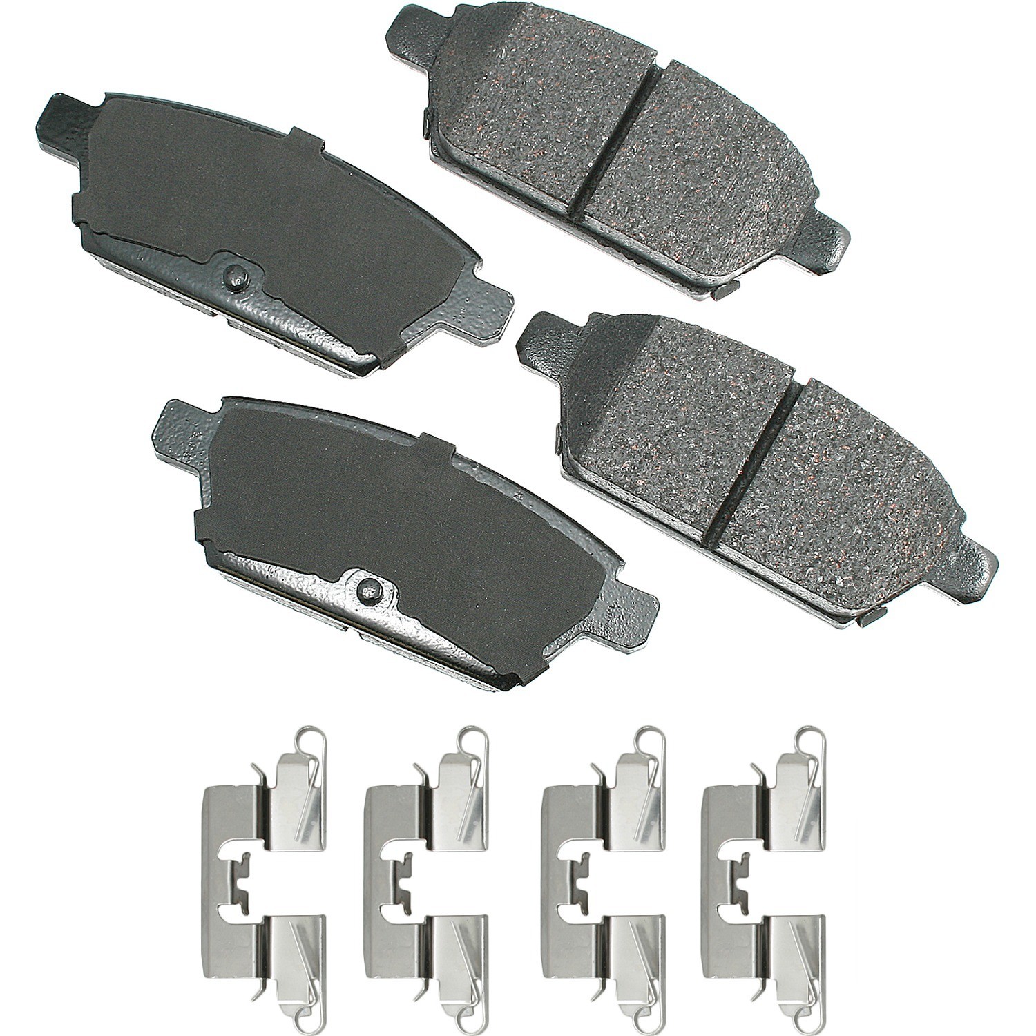 Akebono ProACT Ultra Premium Ceramic Disc Brake Pad Kit