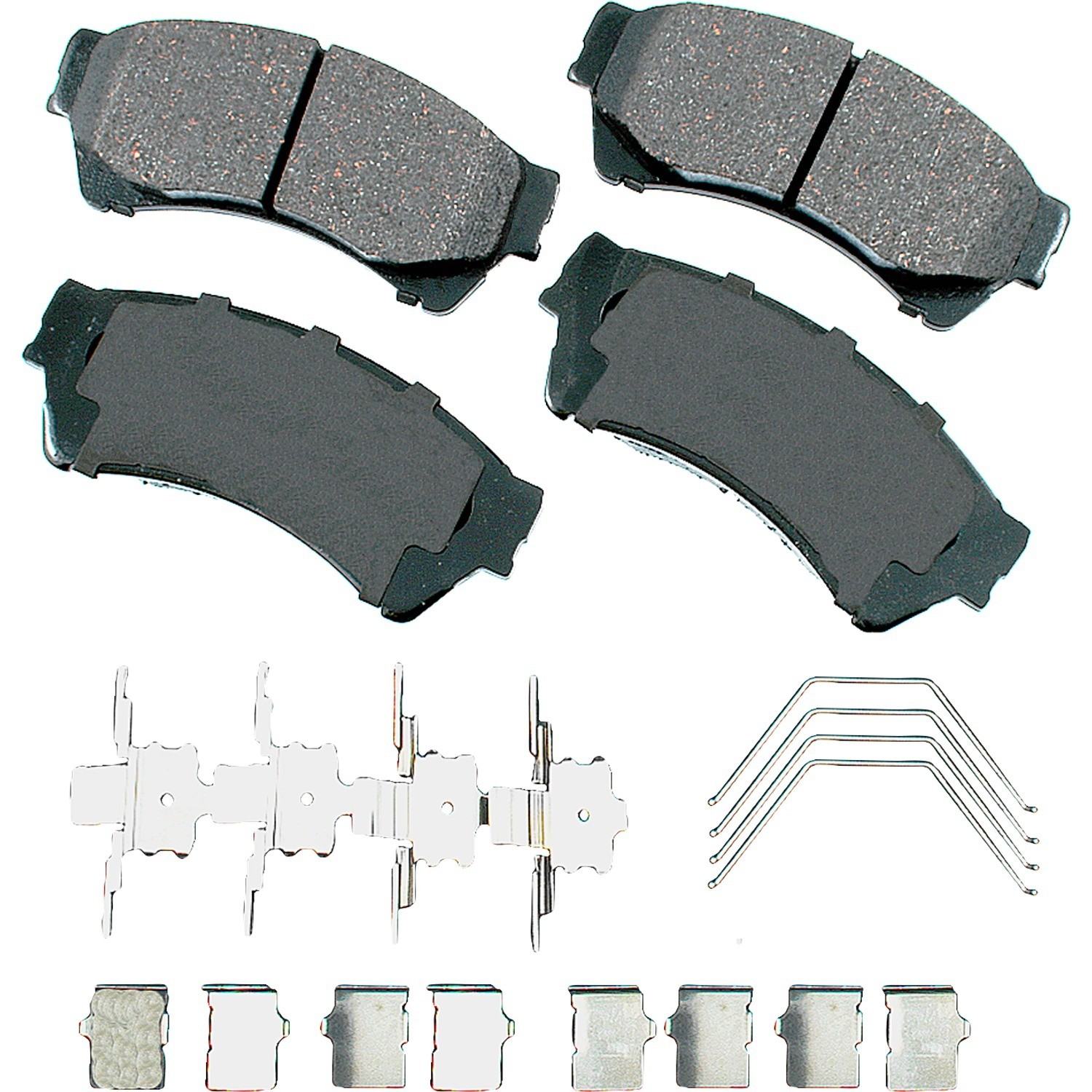 Akebono ProACT Ultra Premium Ceramic Disc Brake Pad Kit