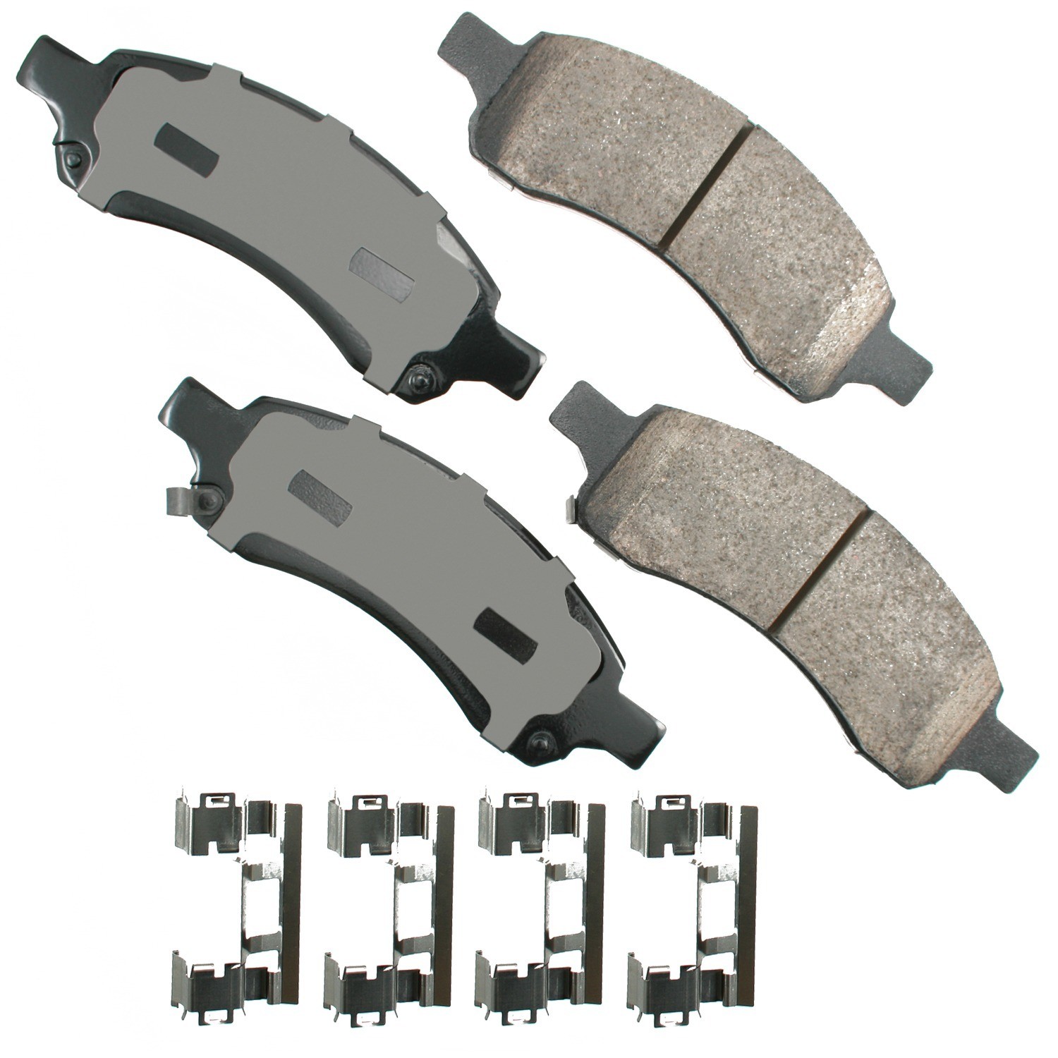 Akebono ProACT Ultra Premium Ceramic Disc Brake Pad Kit