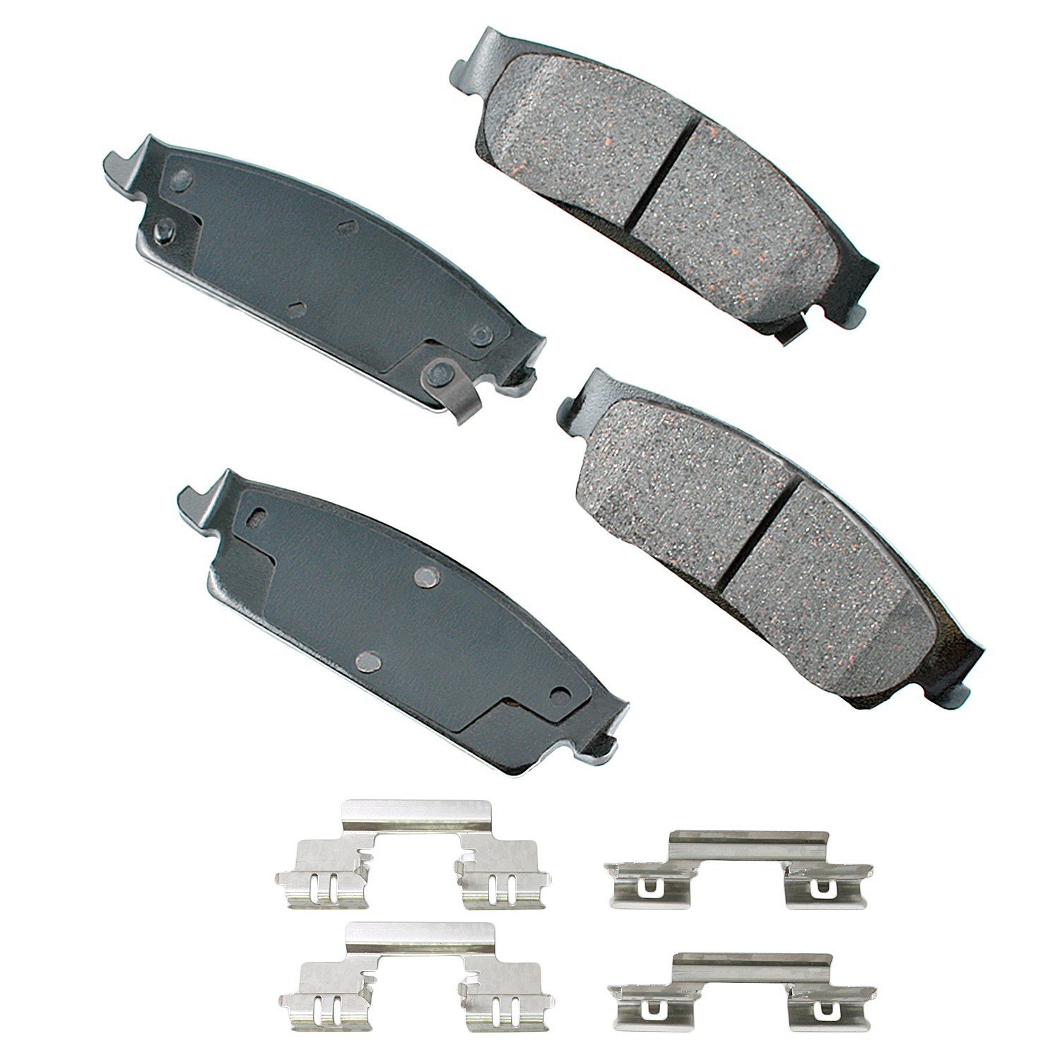 Akebono ProACT Ultra Premium Ceramic Disc Brake Pad Kit
