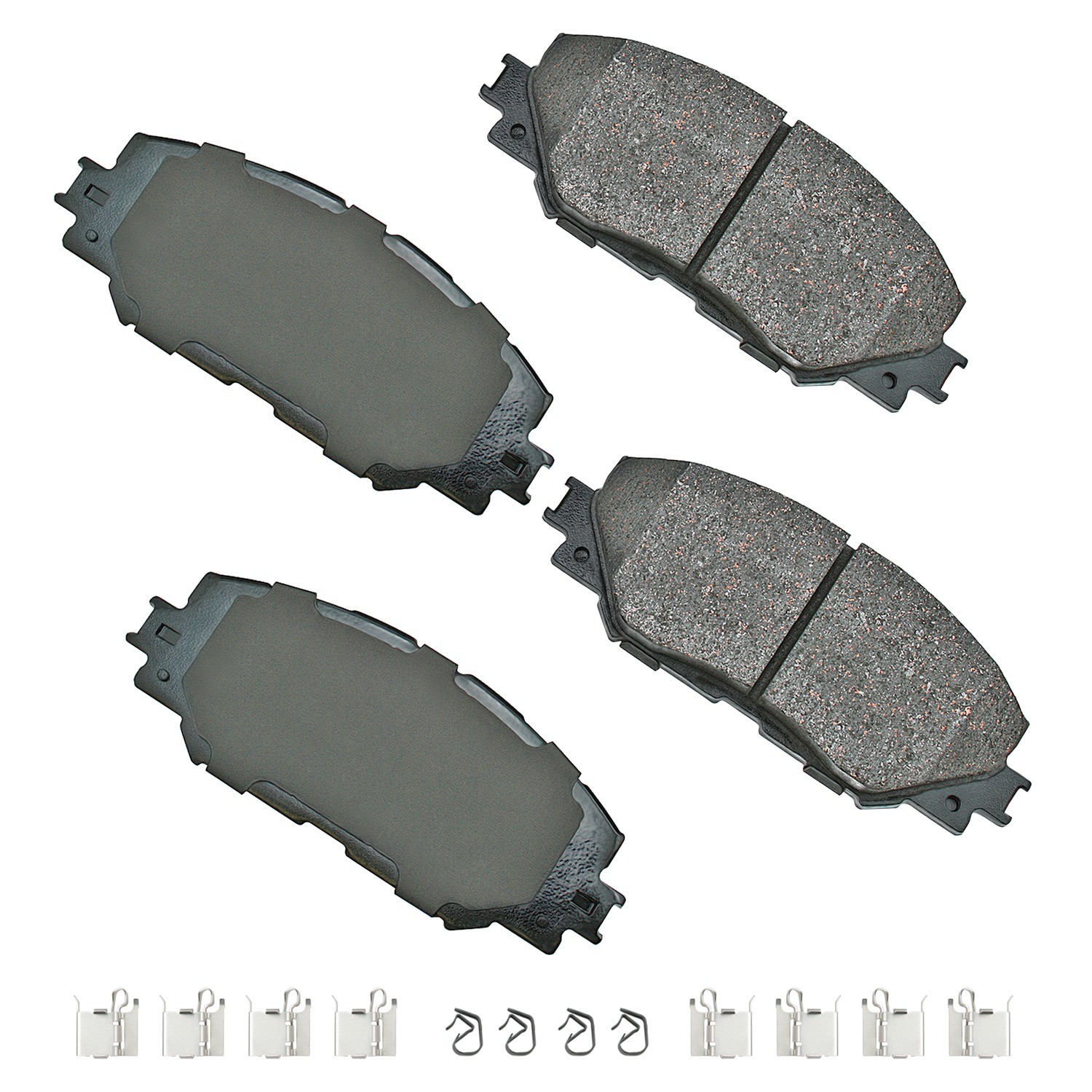Akebono ProACT Ultra Premium Ceramic Disc Brake Pad Kit