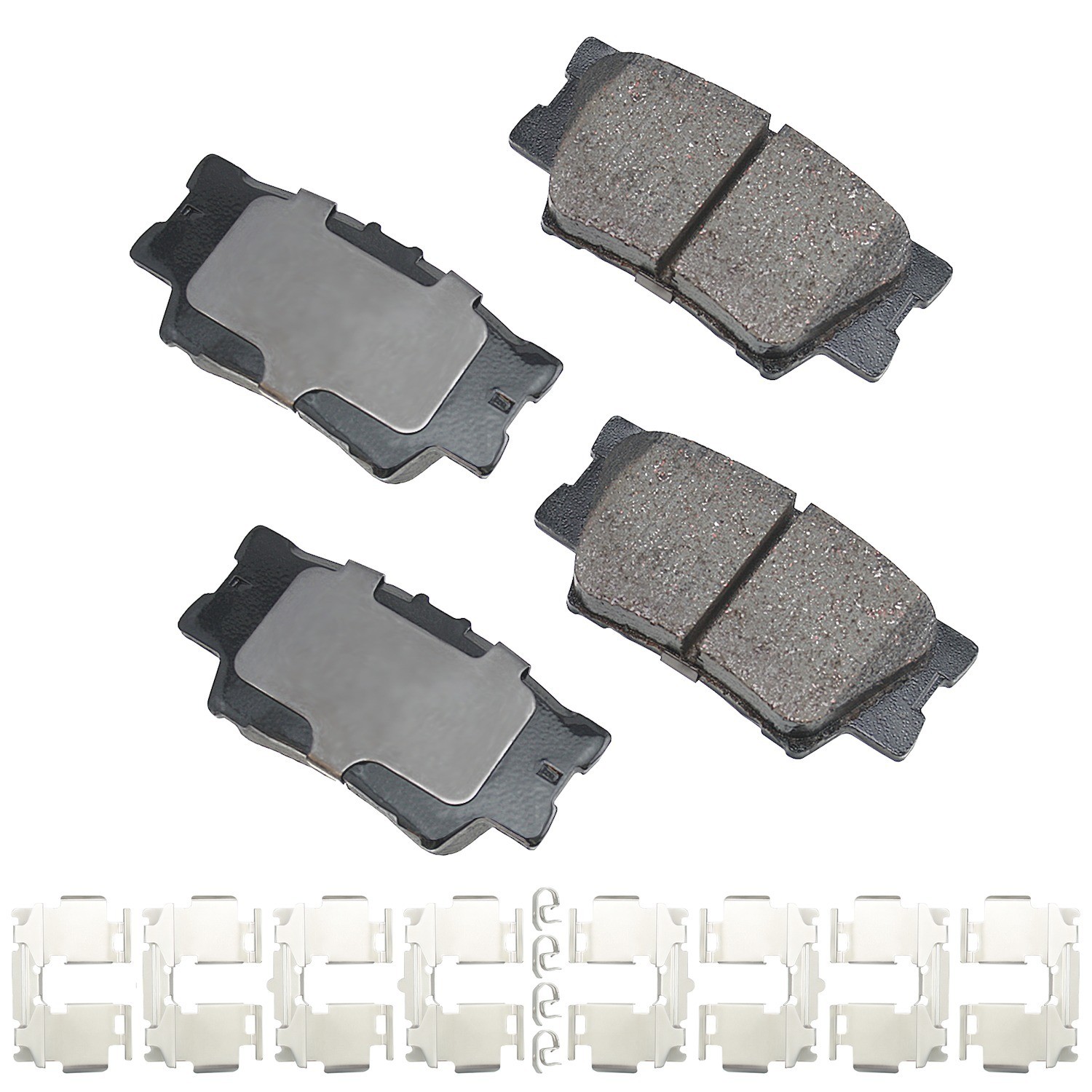 Akebono ProACT Ultra Premium Ceramic Disc Brake Pad Kit
