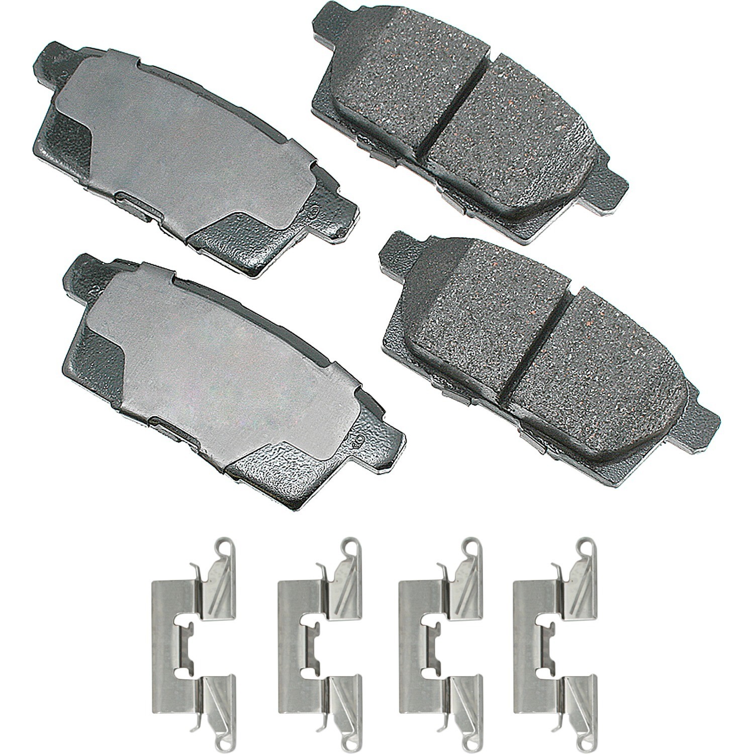 Akebono ProACT Ultra Premium Ceramic Disc Brake Pad Kit