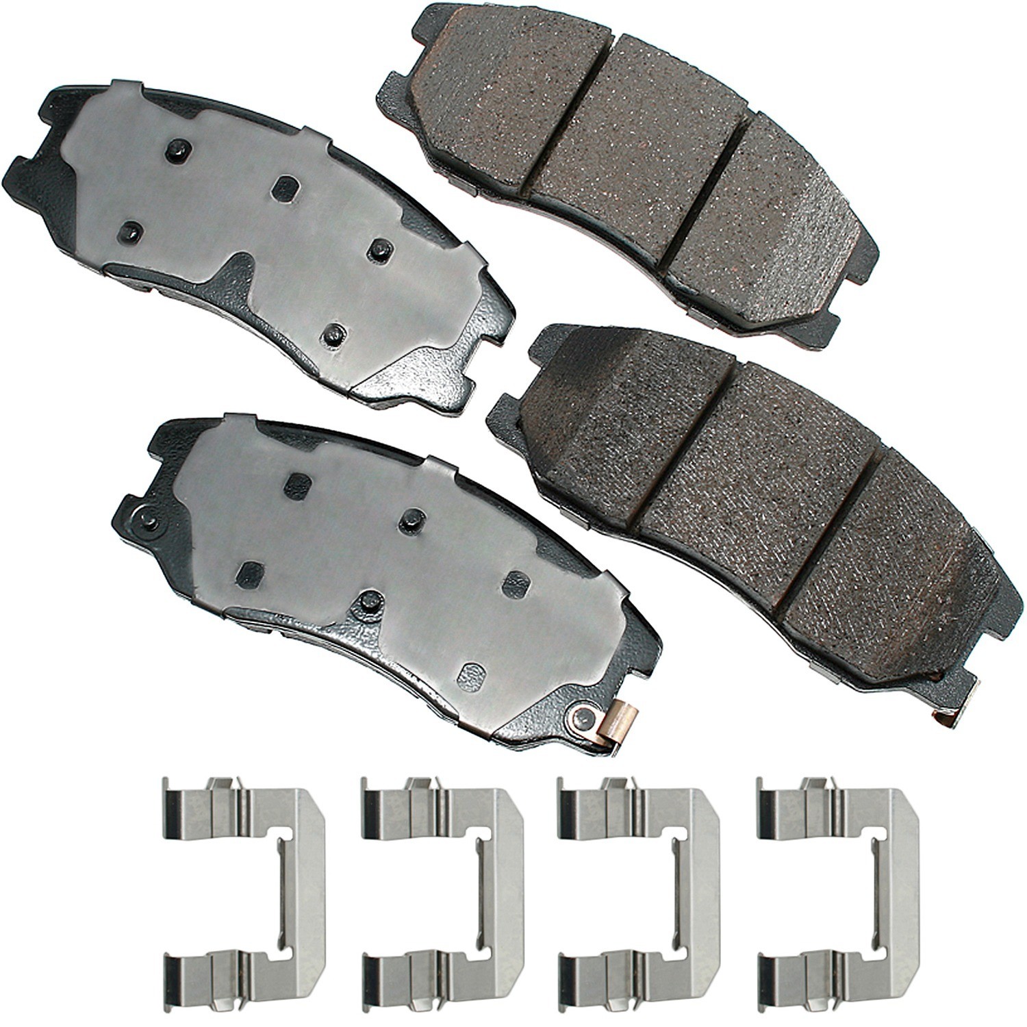Akebono ProACT Ultra Premium Ceramic Disc Brake Pad Kit