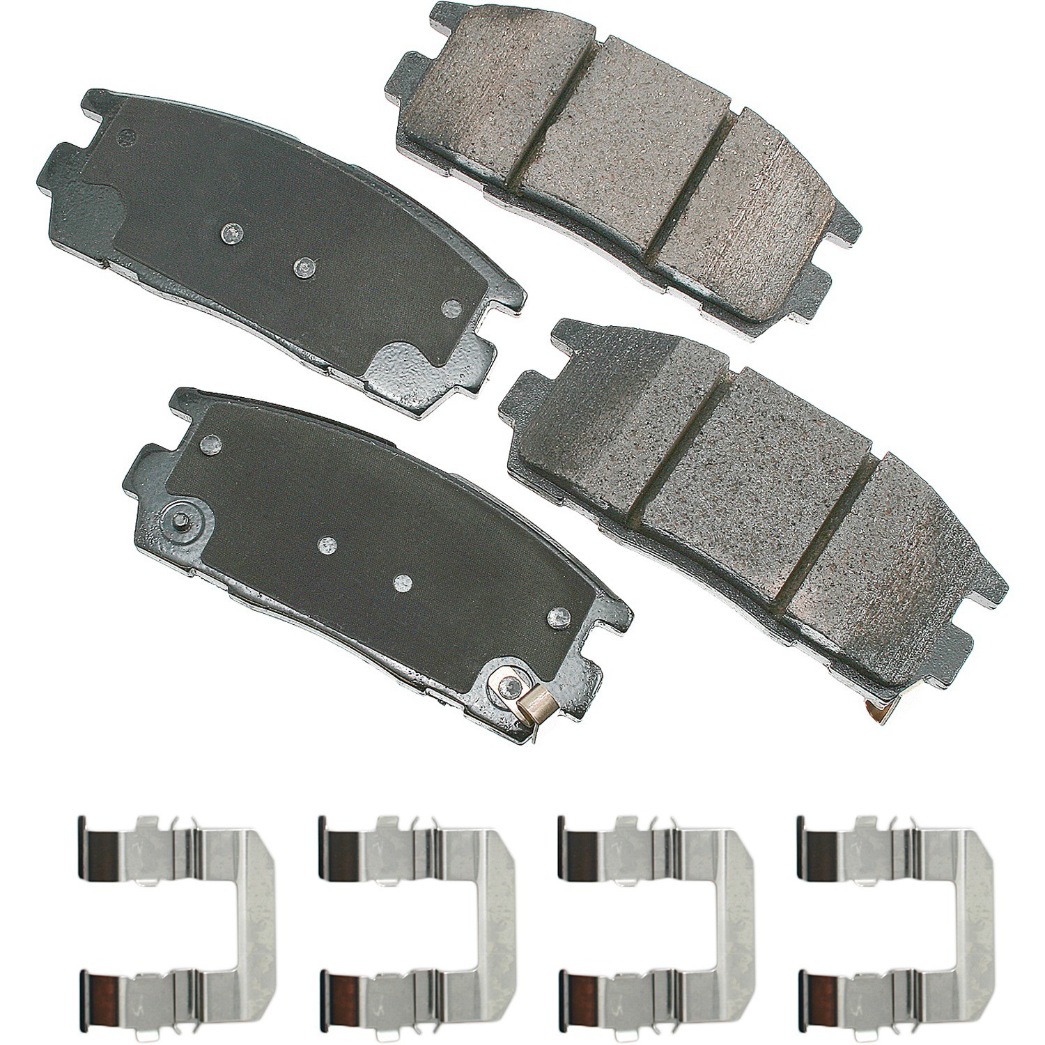 Akebono ProACT Ultra Premium Ceramic Disc Brake Pad Kit