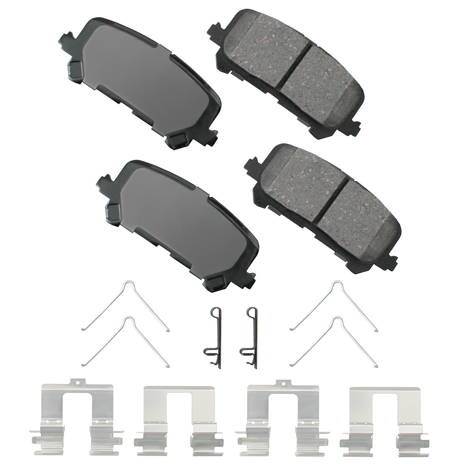 Akebono ProACT Ultra Premium Ceramic Disc Brake Pad Kit