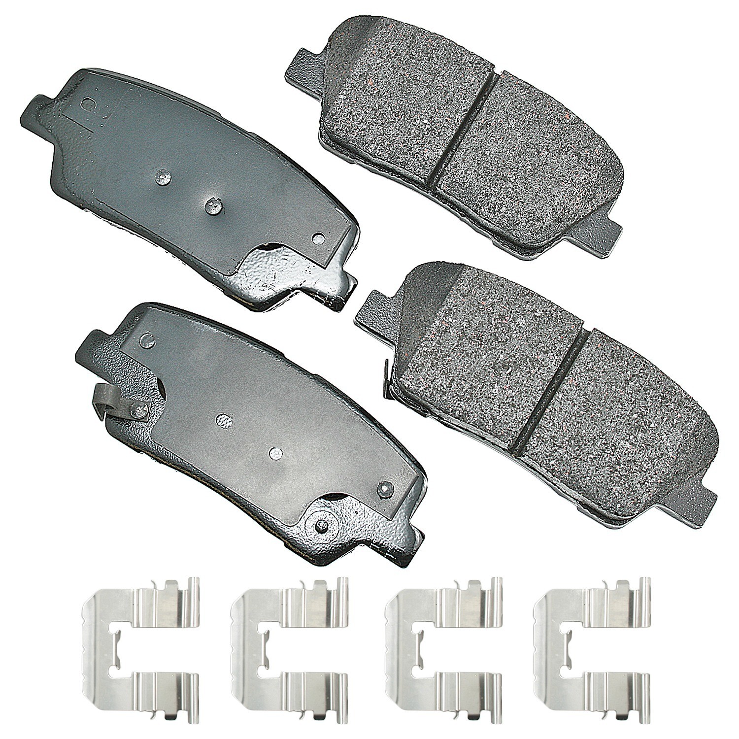 Akebono ProACT Ultra Premium Ceramic Disc Brake Pad Kit