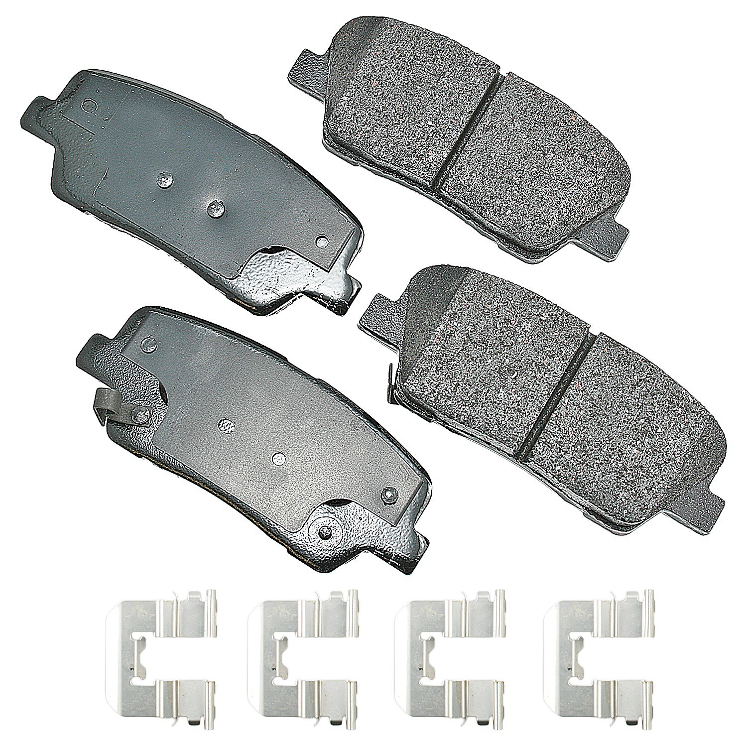 Akebono ProACT Ultra Premium Ceramic Disc Brake Pad Kit