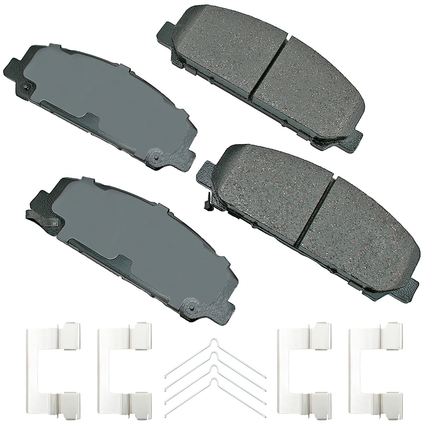 Akebono ProACT Ultra Premium Ceramic Disc Brake Pad Kit