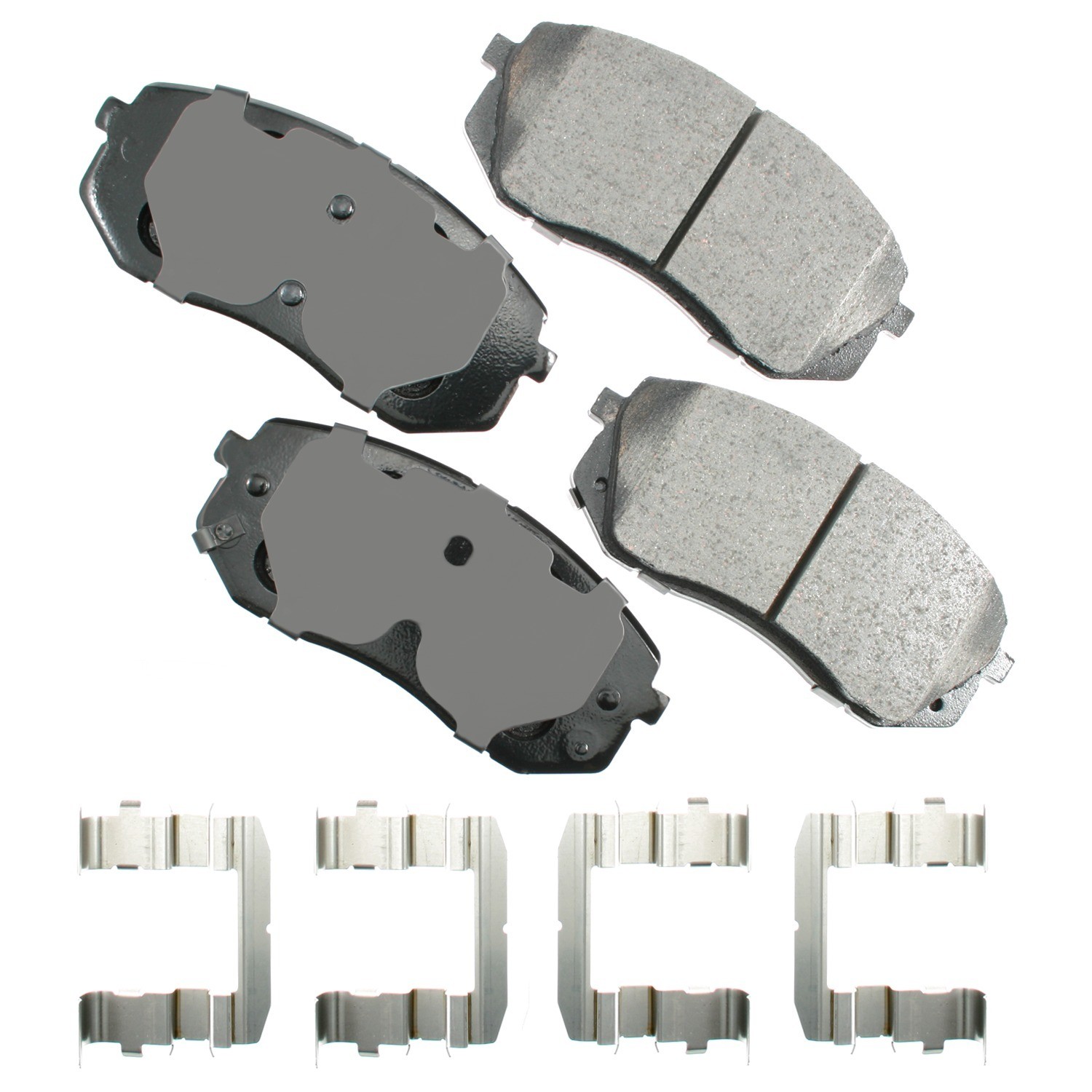Akebono ProACT Ultra Premium Ceramic Disc Brake Pad Kit