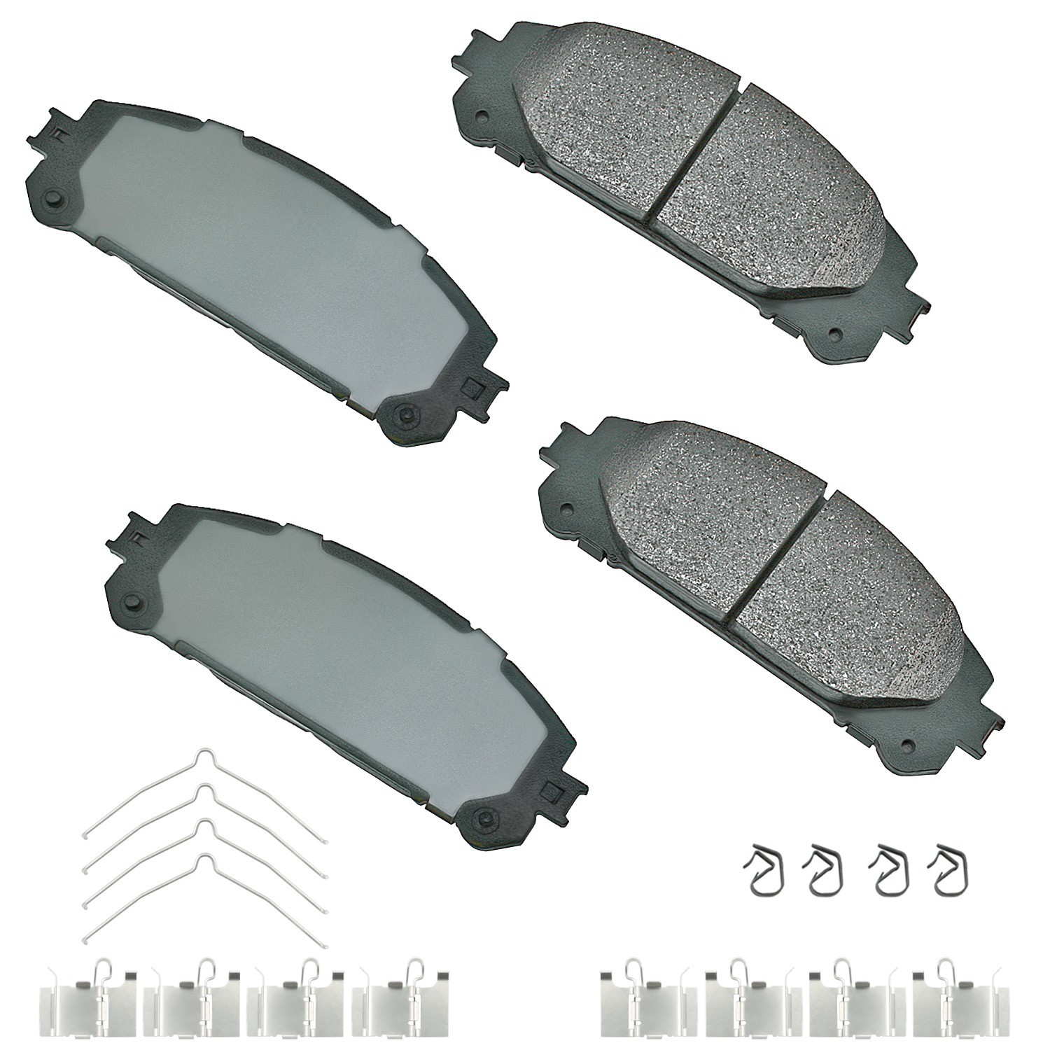 Akebono ProACT Ultra Premium Ceramic Disc Brake Pad Kit