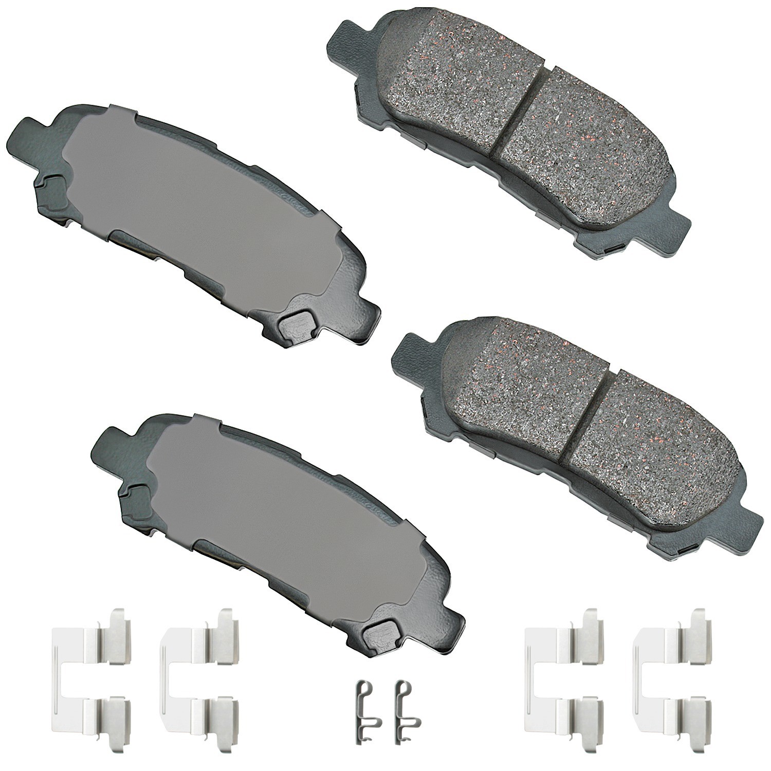 Akebono ProACT Ultra Premium Ceramic Disc Brake Pad Kit