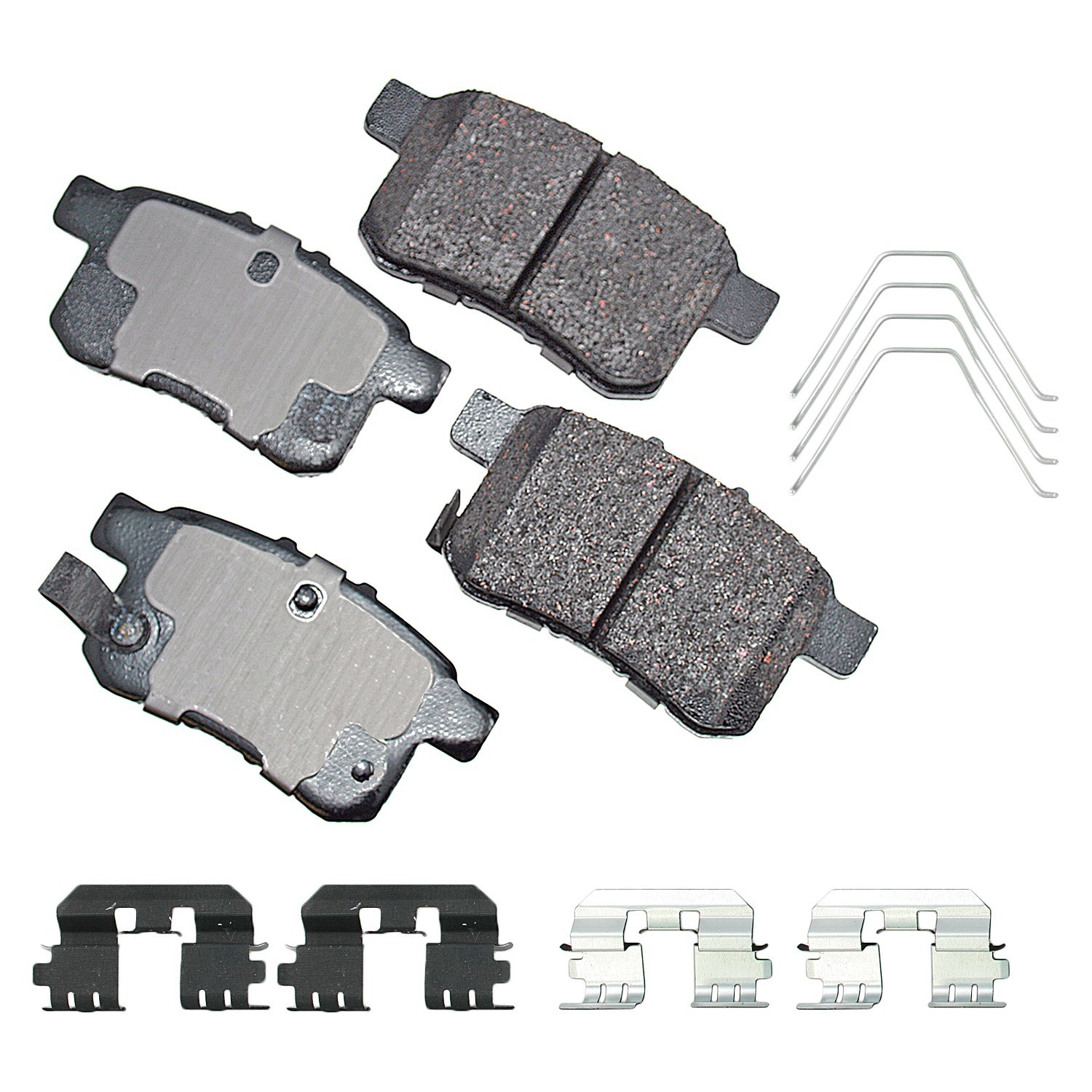 Akebono ProACT Ultra Premium Ceramic Disc Brake Pad Kit