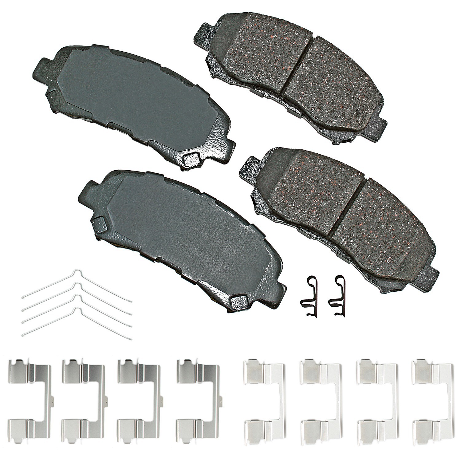 Akebono ProACT Ultra Premium Ceramic Disc Brake Pad Kit