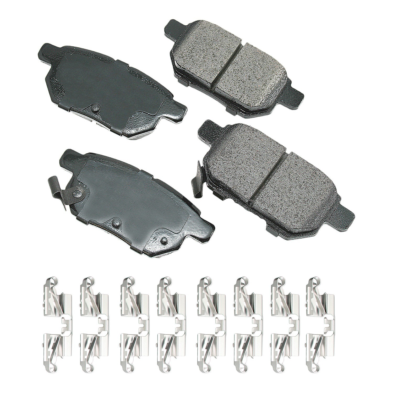Akebono ProACT Ultra Premium Ceramic Disc Brake Pad Kit