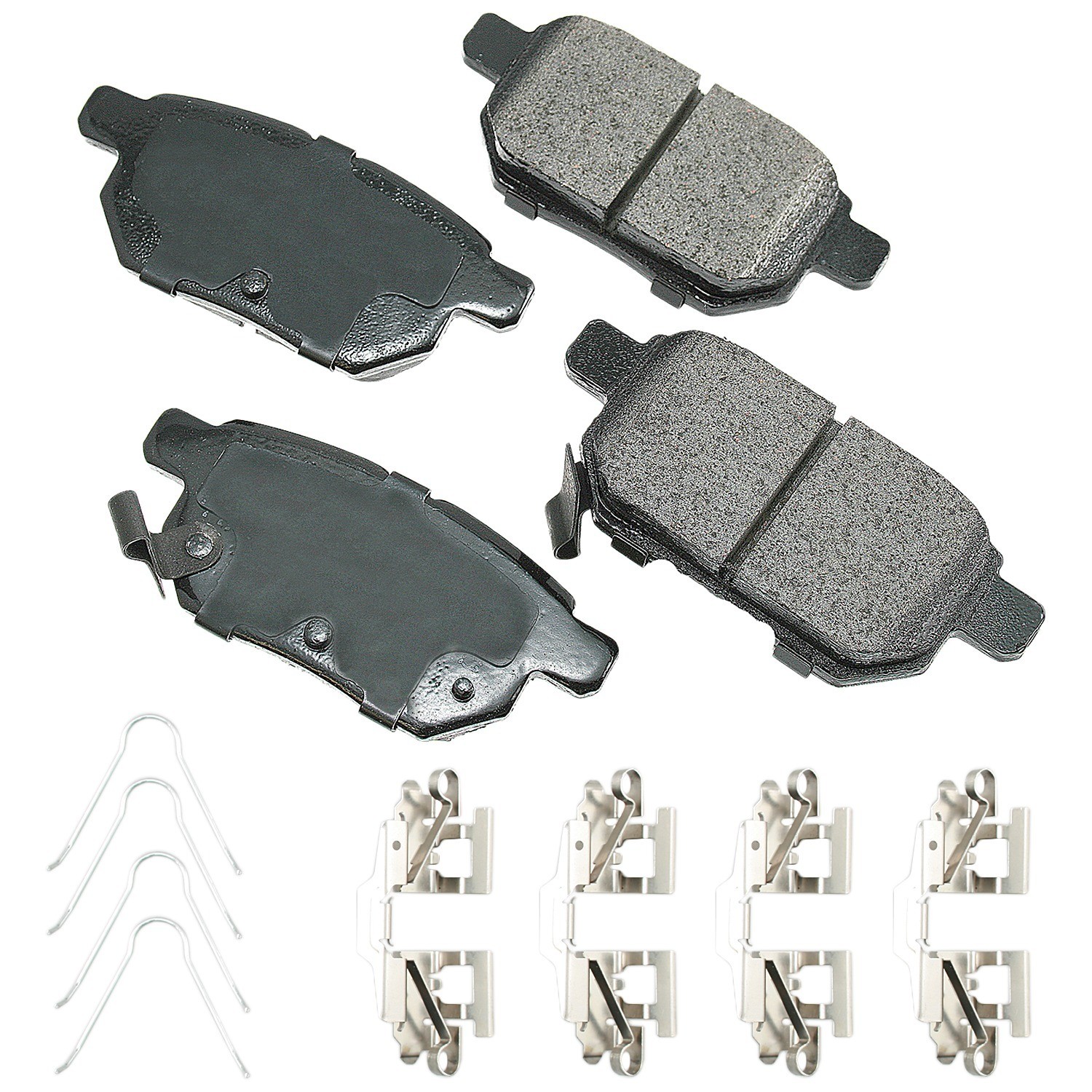 Akebono ProACT Ultra Premium Ceramic Disc Brake Pad Kit