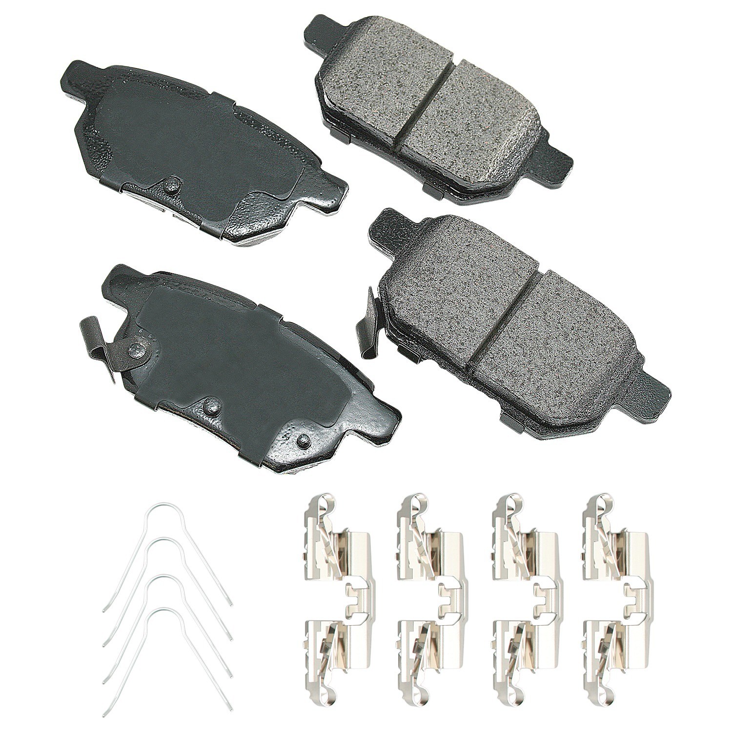 Akebono ProACT Ultra Premium Ceramic Disc Brake Pad Kit