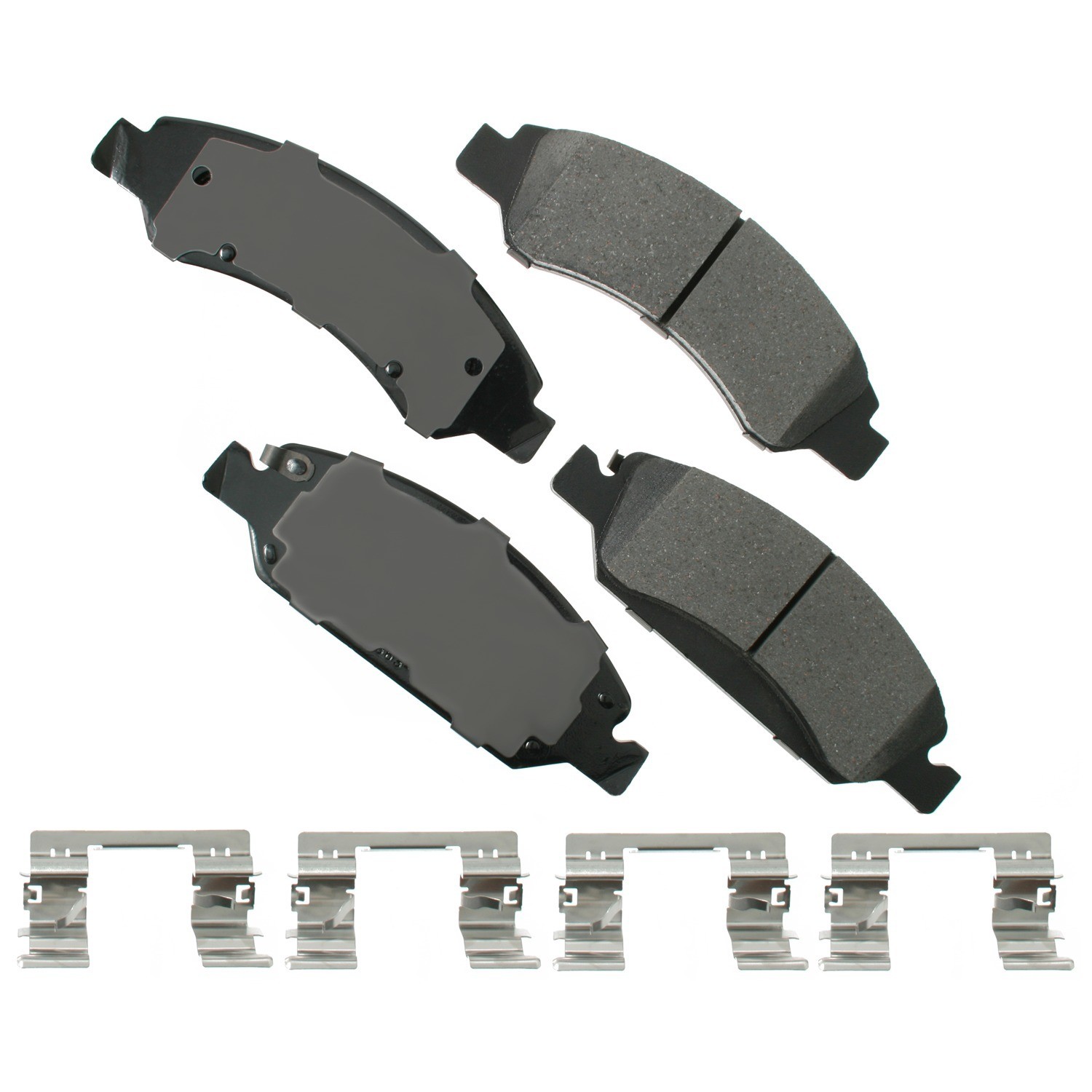 Akebono ProACT Ultra Premium Ceramic Disc Brake Pad Kit