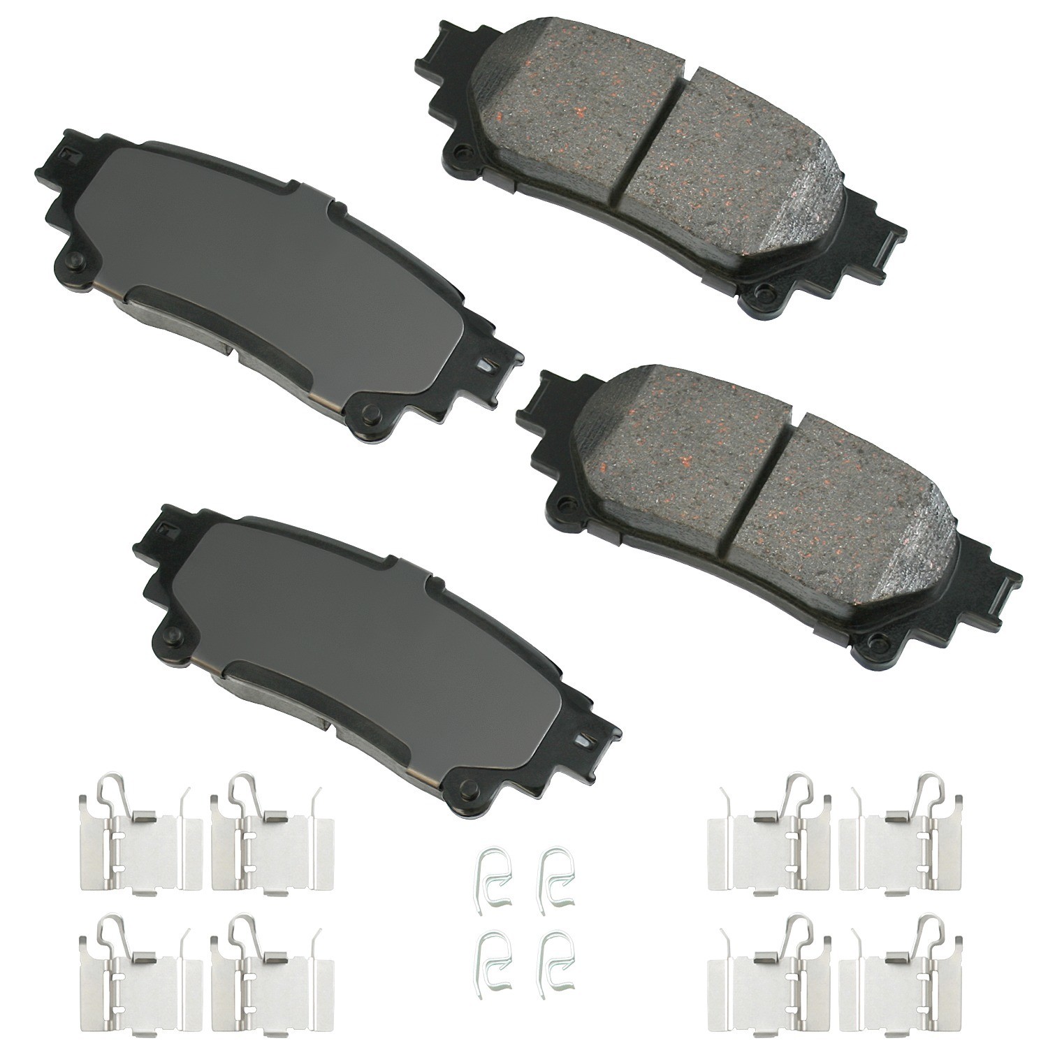 Akebono ProACT Ultra Premium Ceramic Disc Brake Pad Kit