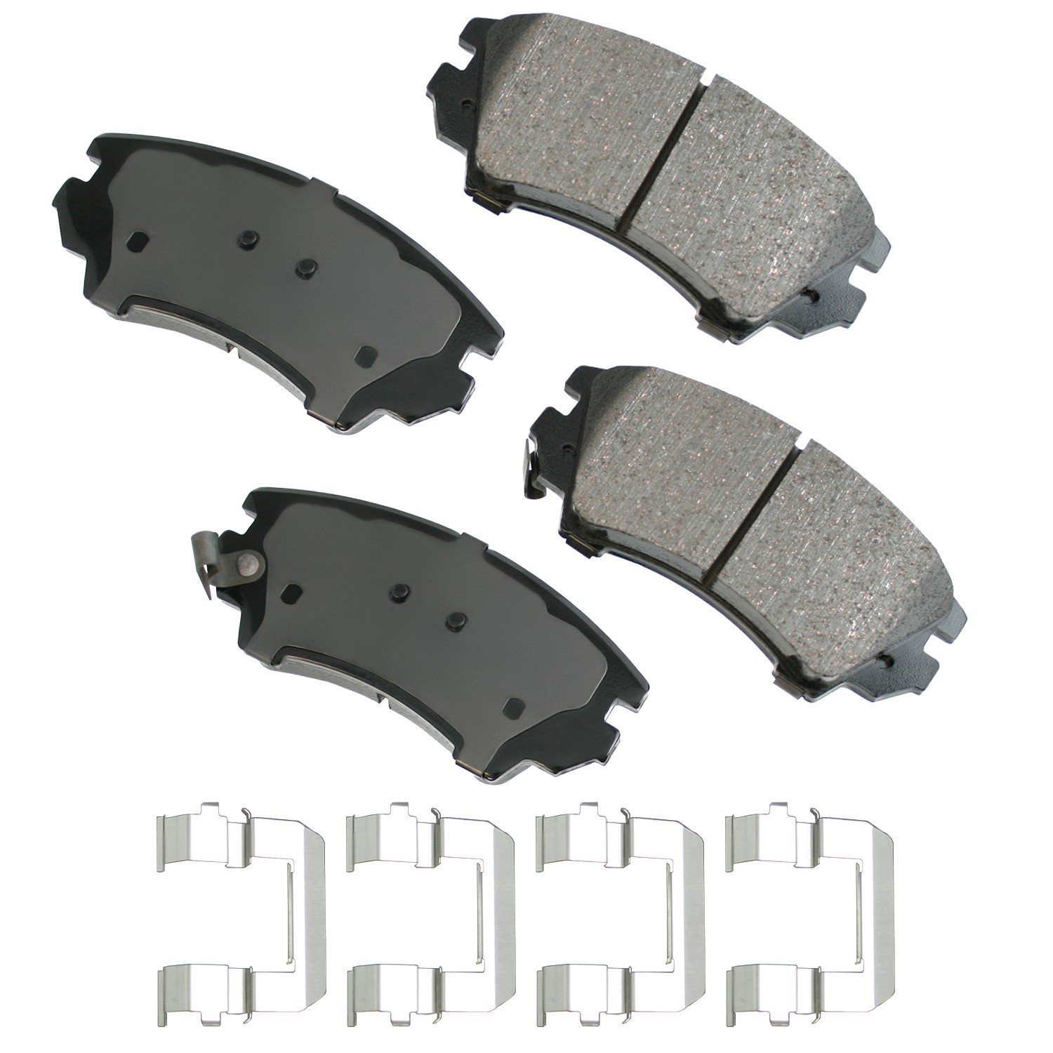 Akebono ProACT Ultra Premium Ceramic Disc Brake Pad Kit