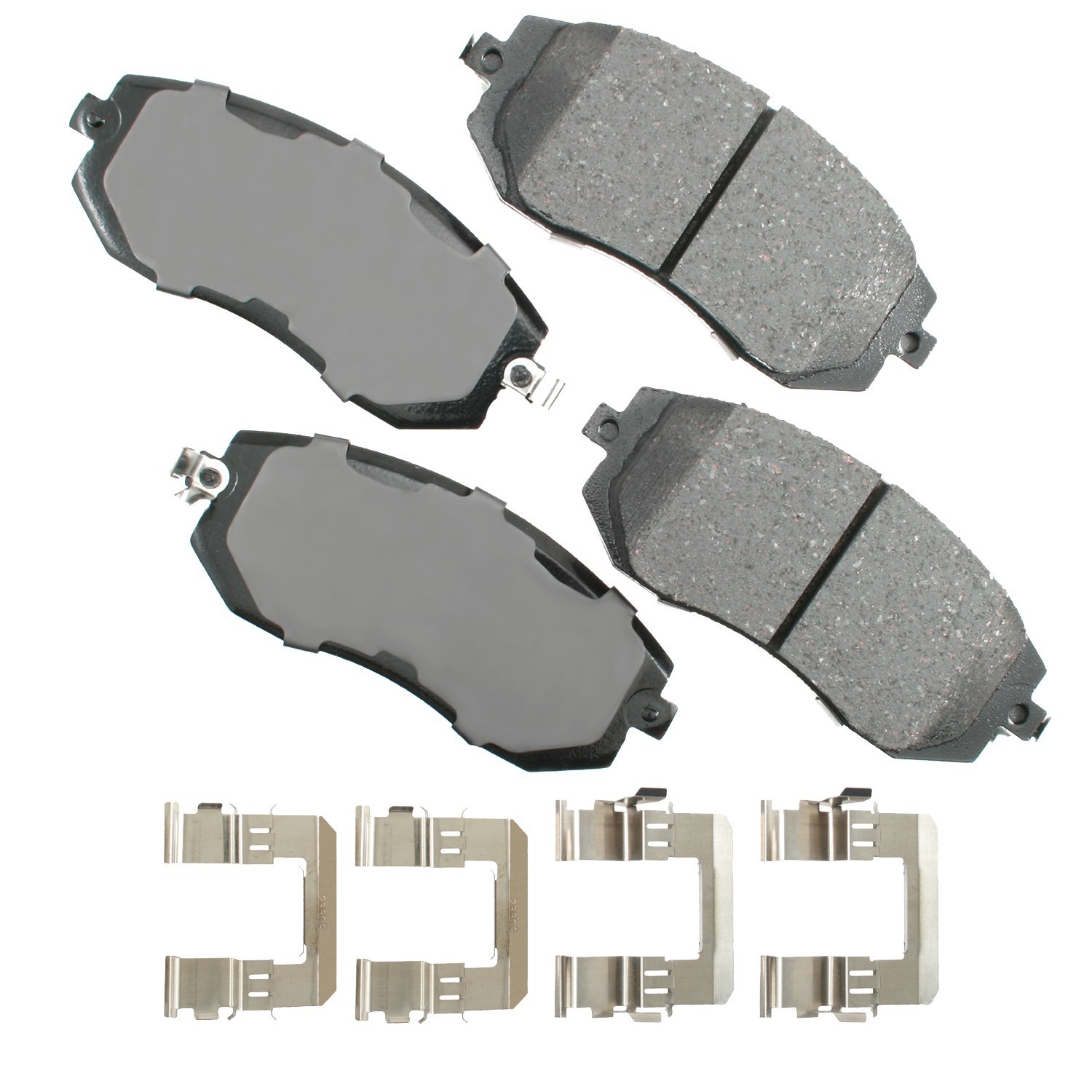 Akebono ProACT Ultra Premium Ceramic Disc Brake Pad Kit