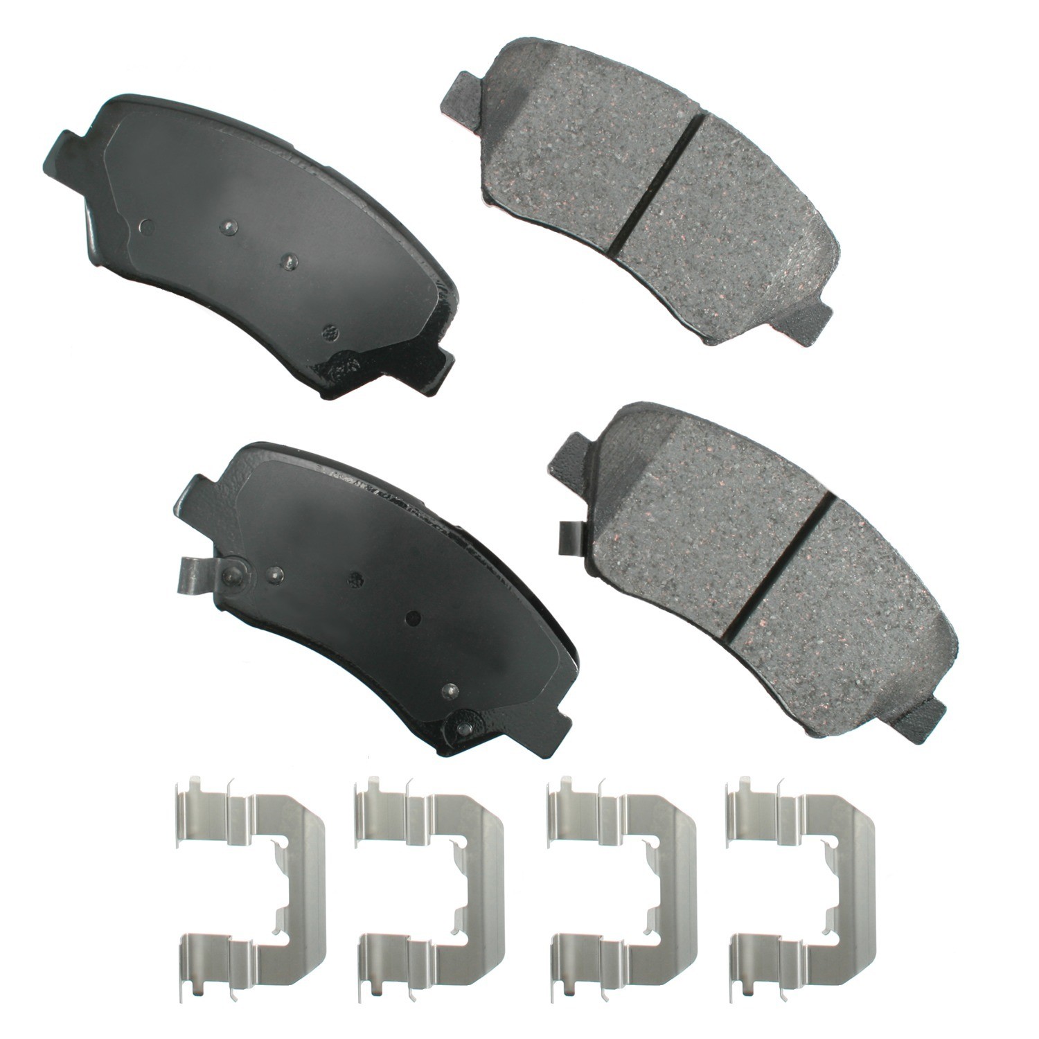 Akebono ProACT Ultra Premium Ceramic Disc Brake Pad Kit