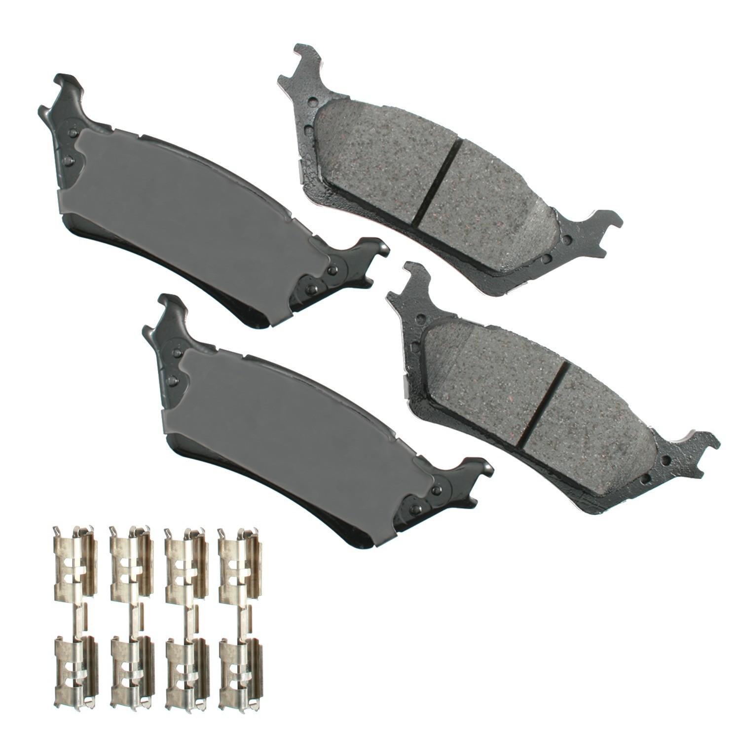 Akebono ProACT Ultra Premium Ceramic Disc Brake Pad Kit