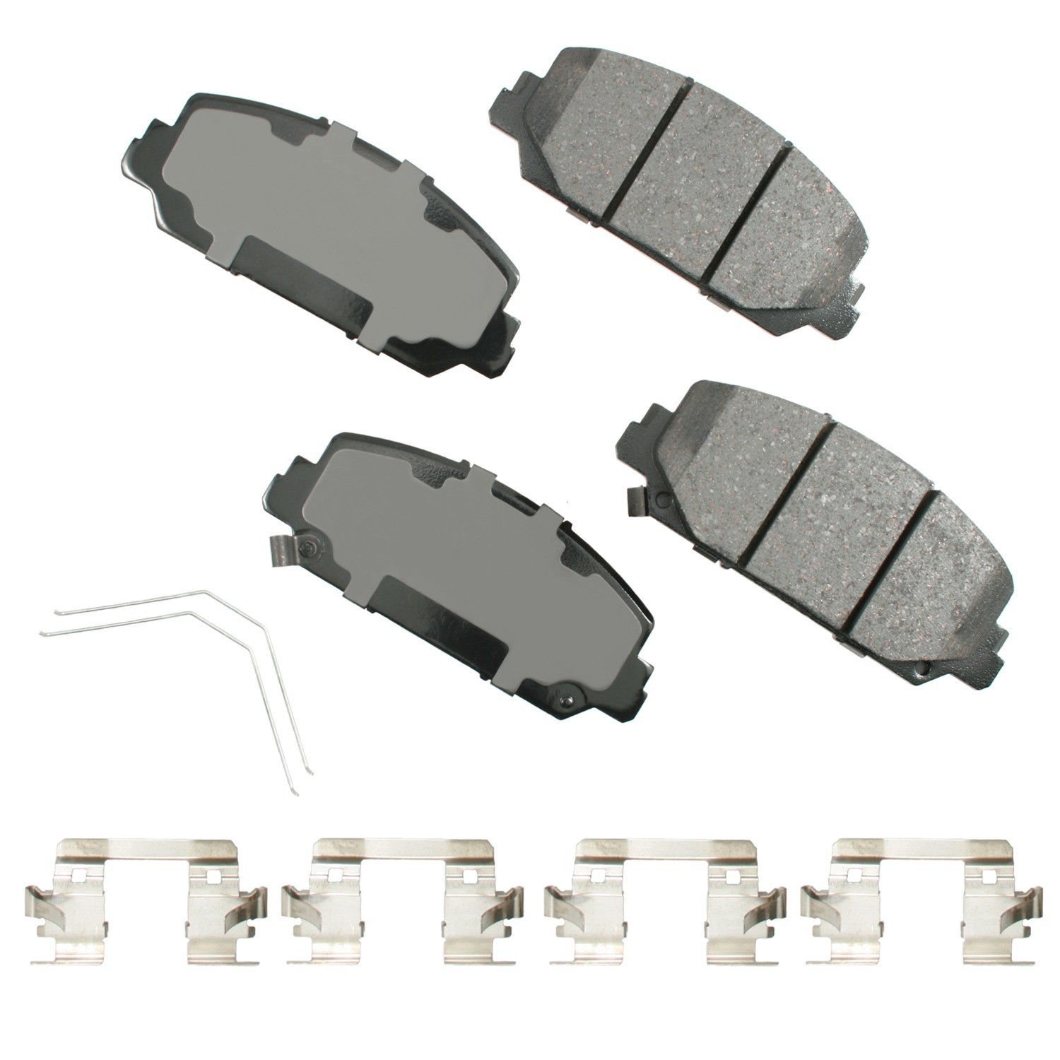 Akebono ProACT Ultra Premium Ceramic Disc Brake Pad Kit