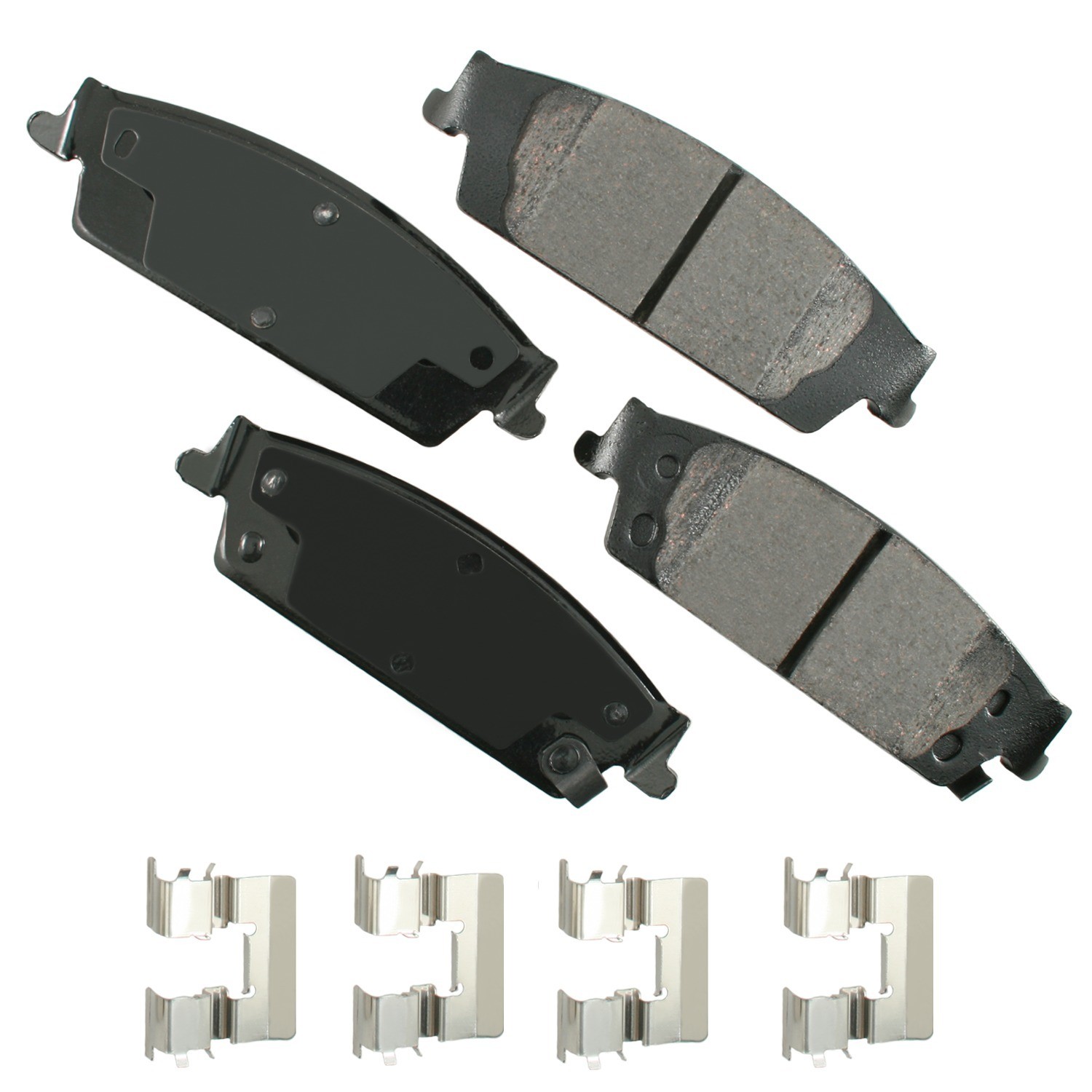 Akebono ProACT Ultra Premium Ceramic Disc Brake Pad Kit