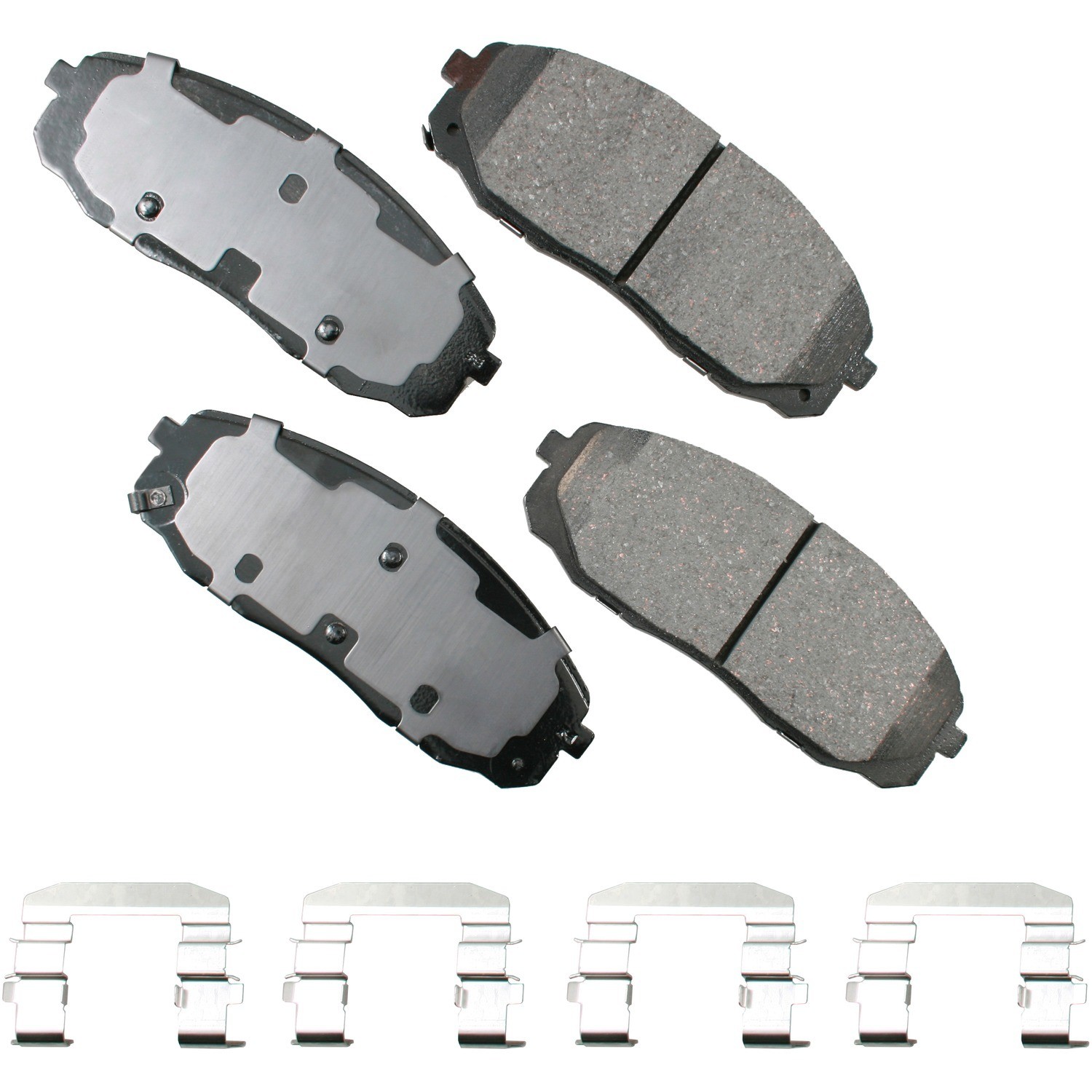 Akebono ProACT Ultra Premium Ceramic Disc Brake Pad Kit
