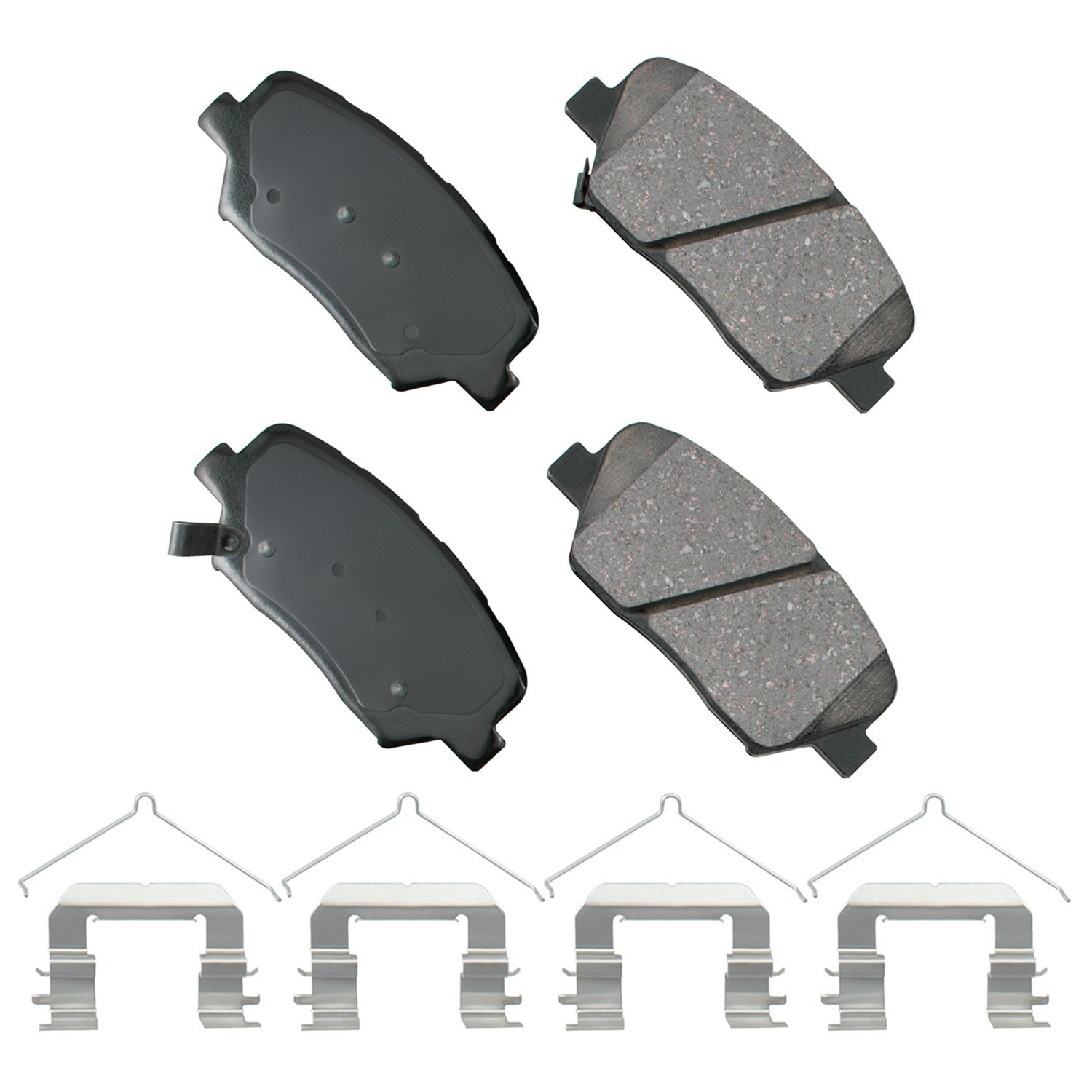 Akebono ProACT Ultra Premium Ceramic Disc Brake Pad Kit