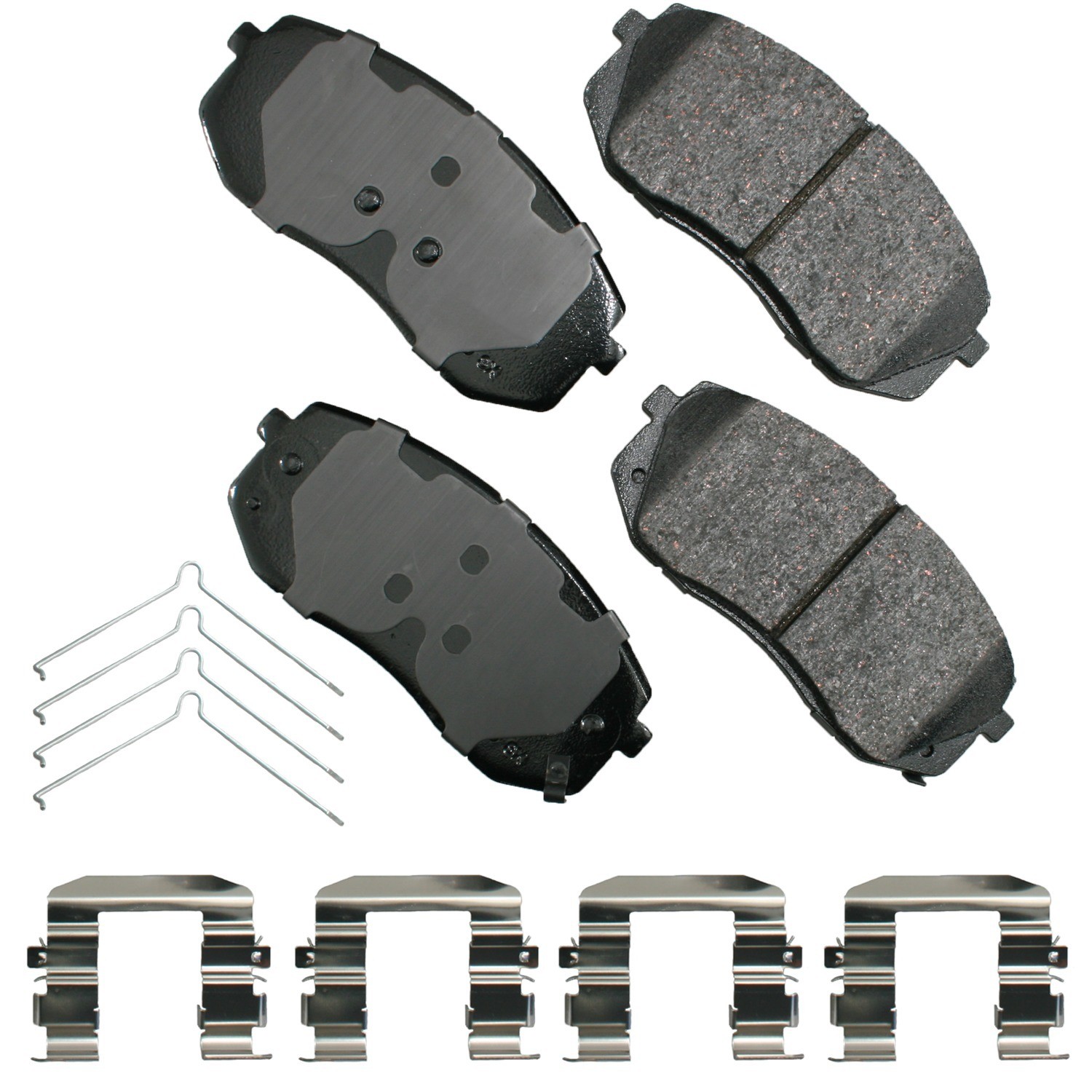 Akebono ProACT Ultra Premium Ceramic Disc Brake Pad Kit