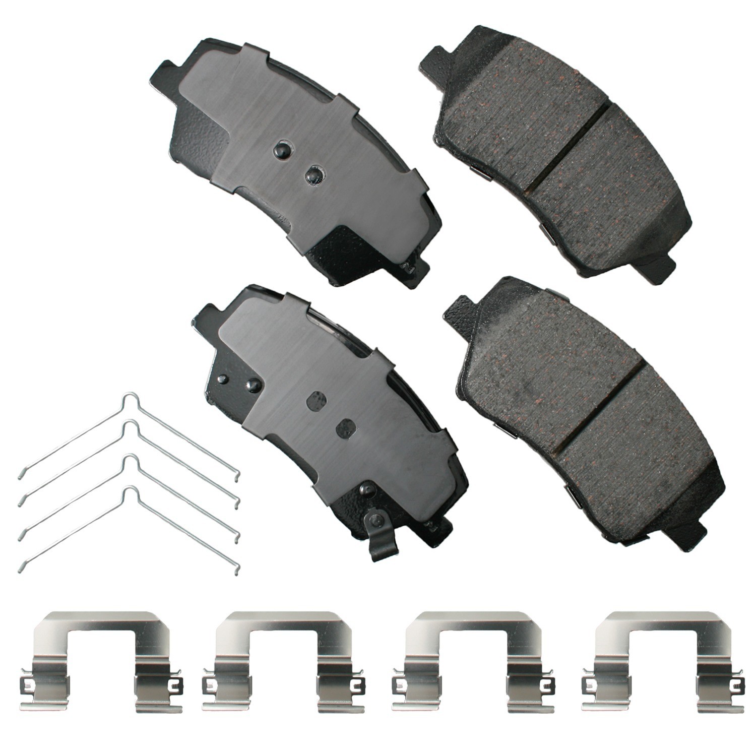 Akebono ProACT Ultra Premium Ceramic Disc Brake Pad Kit