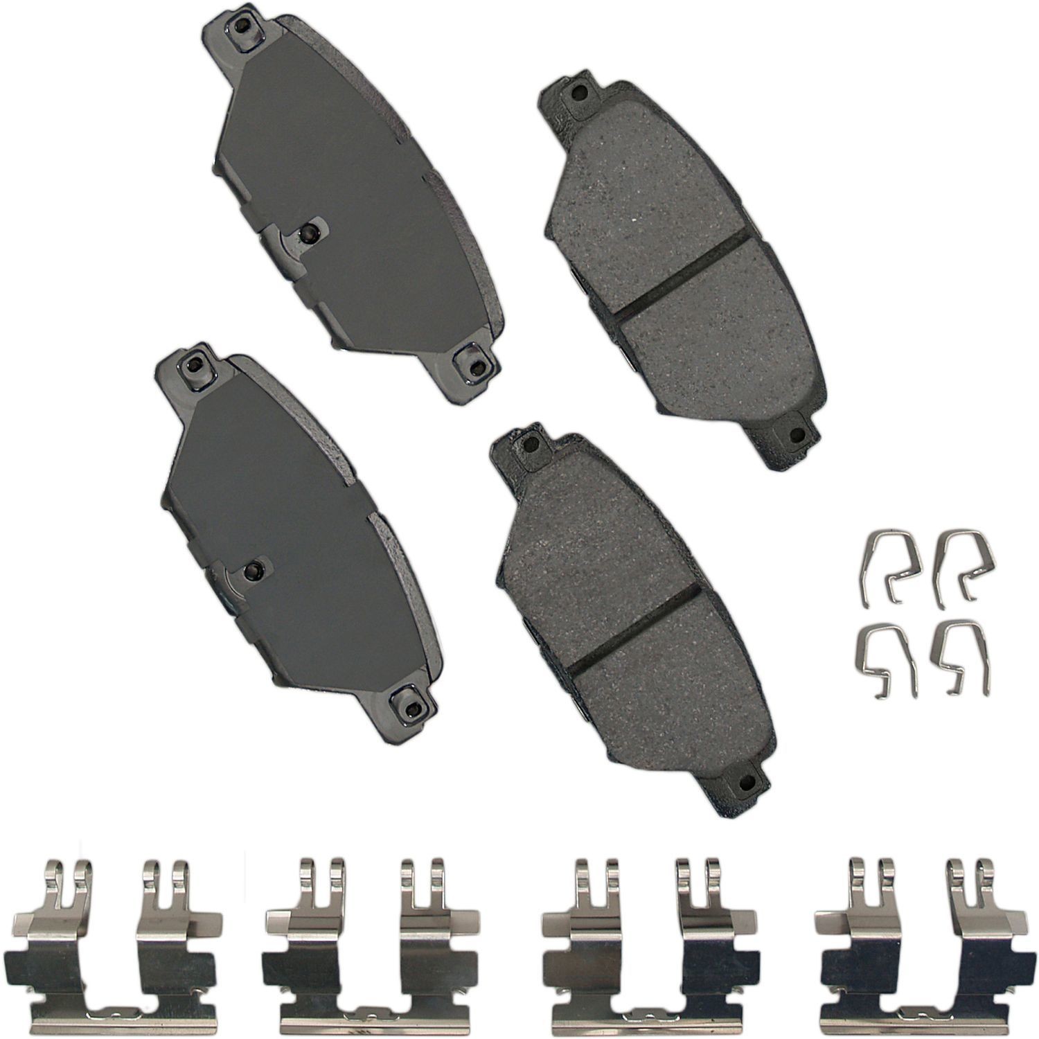 Akebono ProACT Ultra Premium Ceramic Disc Brake Pad Kit