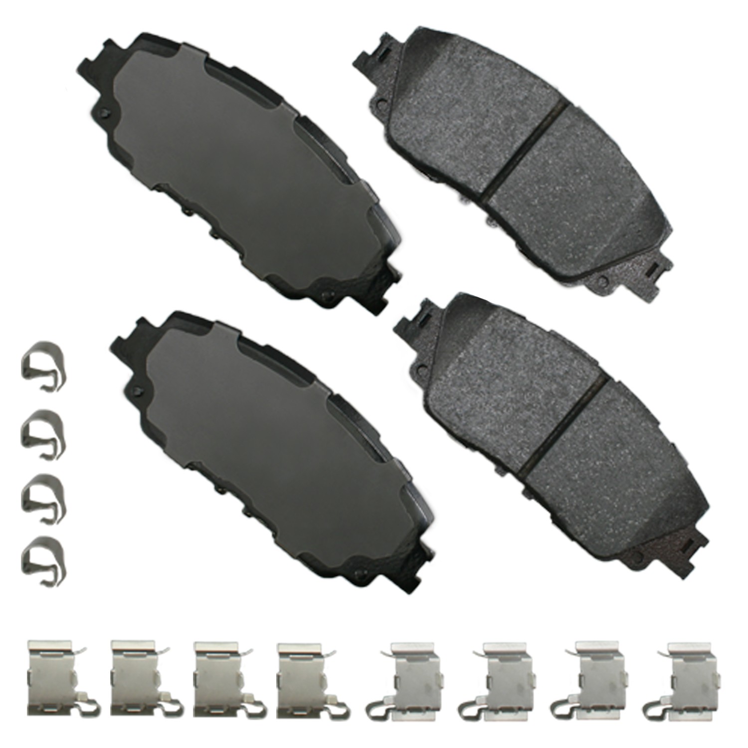 Akebono ProACT Ultra Premium Ceramic Disc Brake Pad Kit