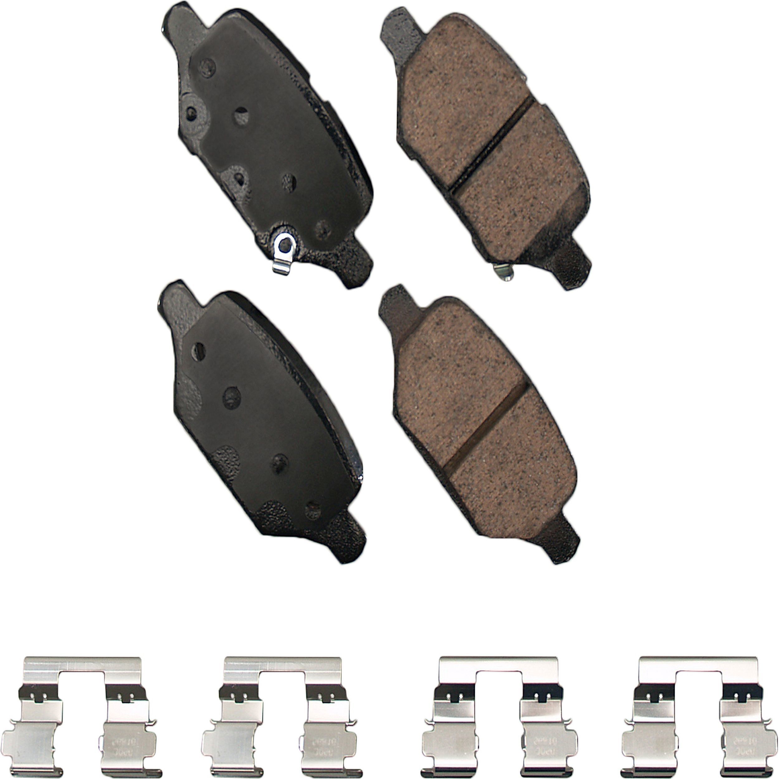 Akebono ProACT Ultra Premium Ceramic Disc Brake Pad Kit