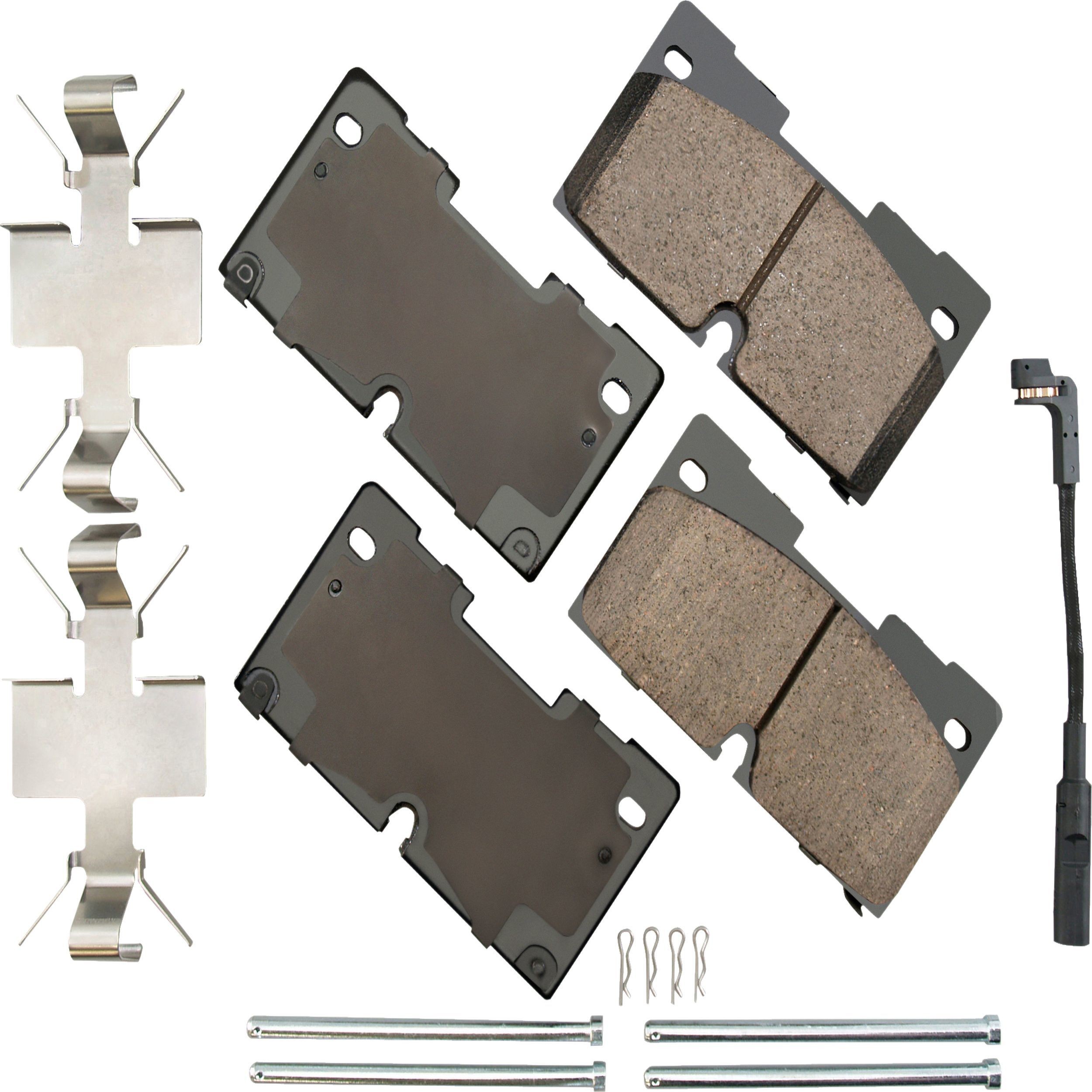 Akebono ProACT Ultra Premium Ceramic Disc Brake Pad Kit