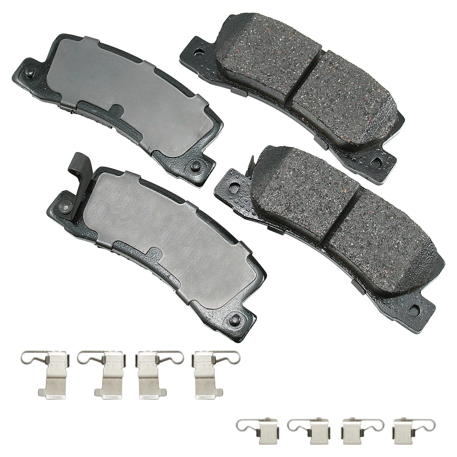 Akebono ProACT Ultra Premium Ceramic Disc Brake Pad Kit