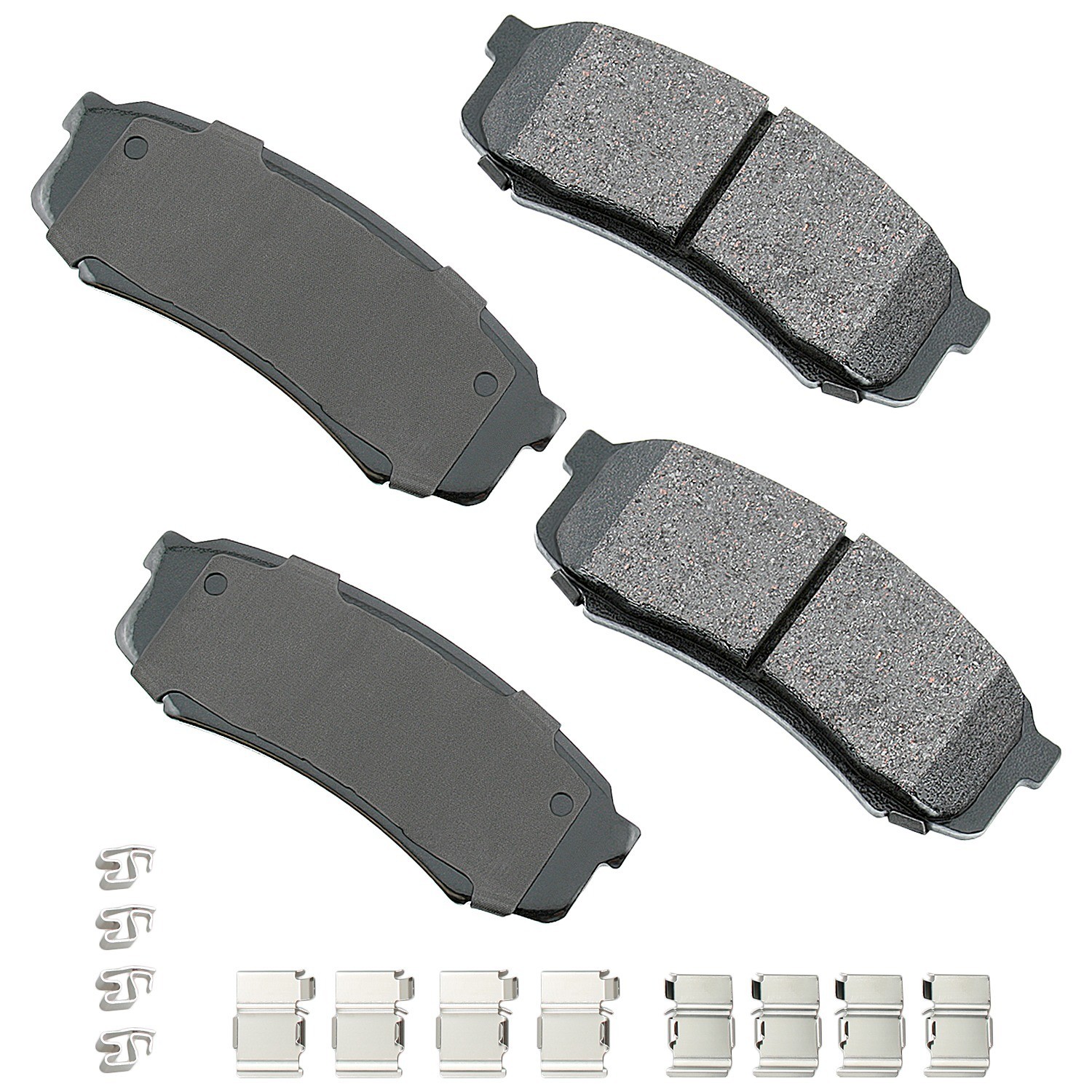 Akebono ProACT Ultra Premium Ceramic Disc Brake Pad Kit
