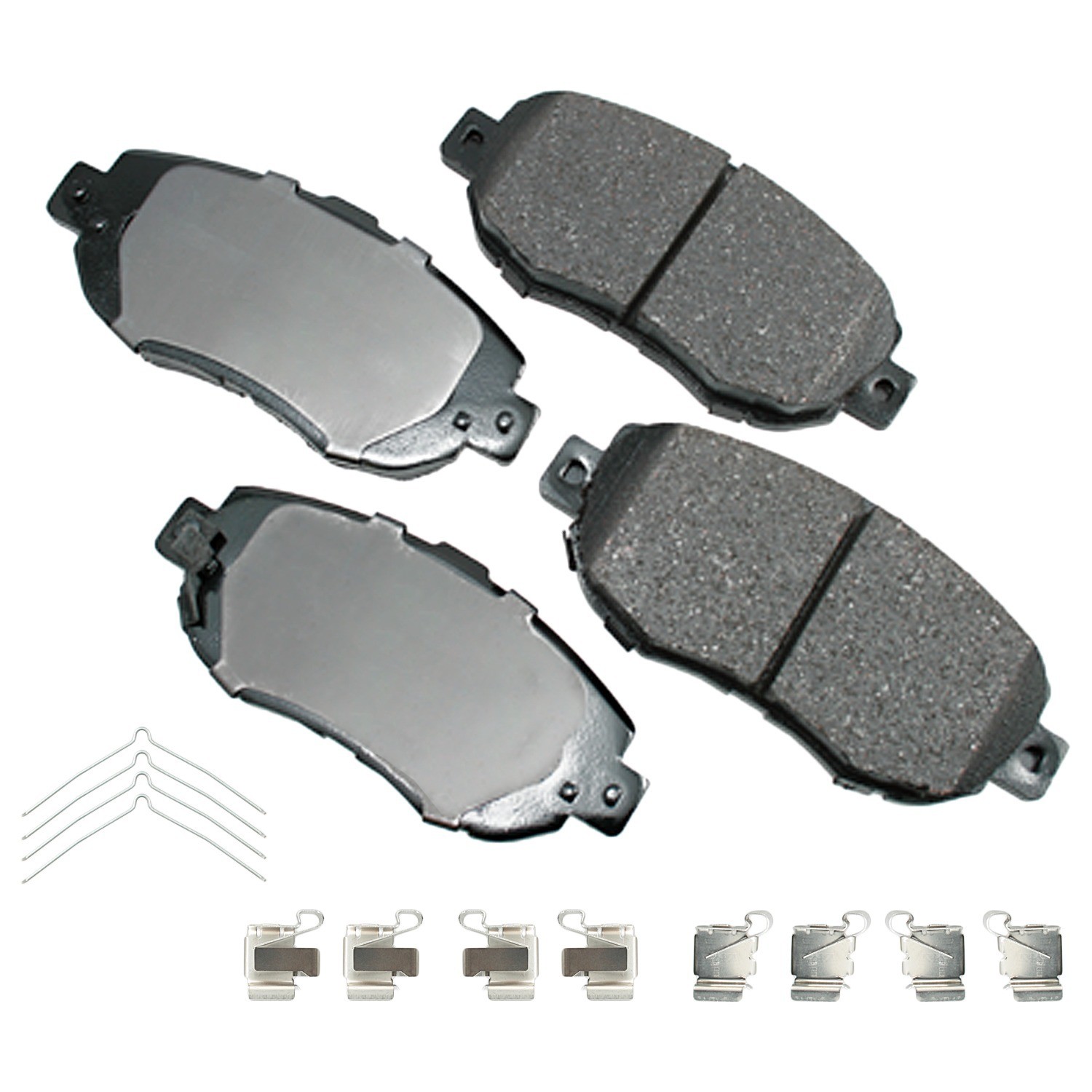 Akebono ProACT Ultra Premium Ceramic Disc Brake Pad Kit