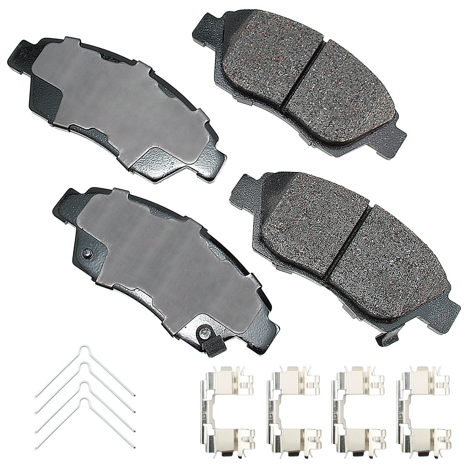 Akebono ProACT Ultra Premium Ceramic Disc Brake Pad Kit