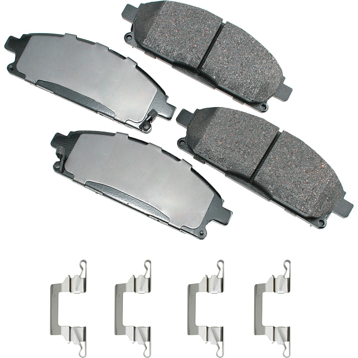 Akebono ProACT Ultra Premium Ceramic Disc Brake Pad Kit
