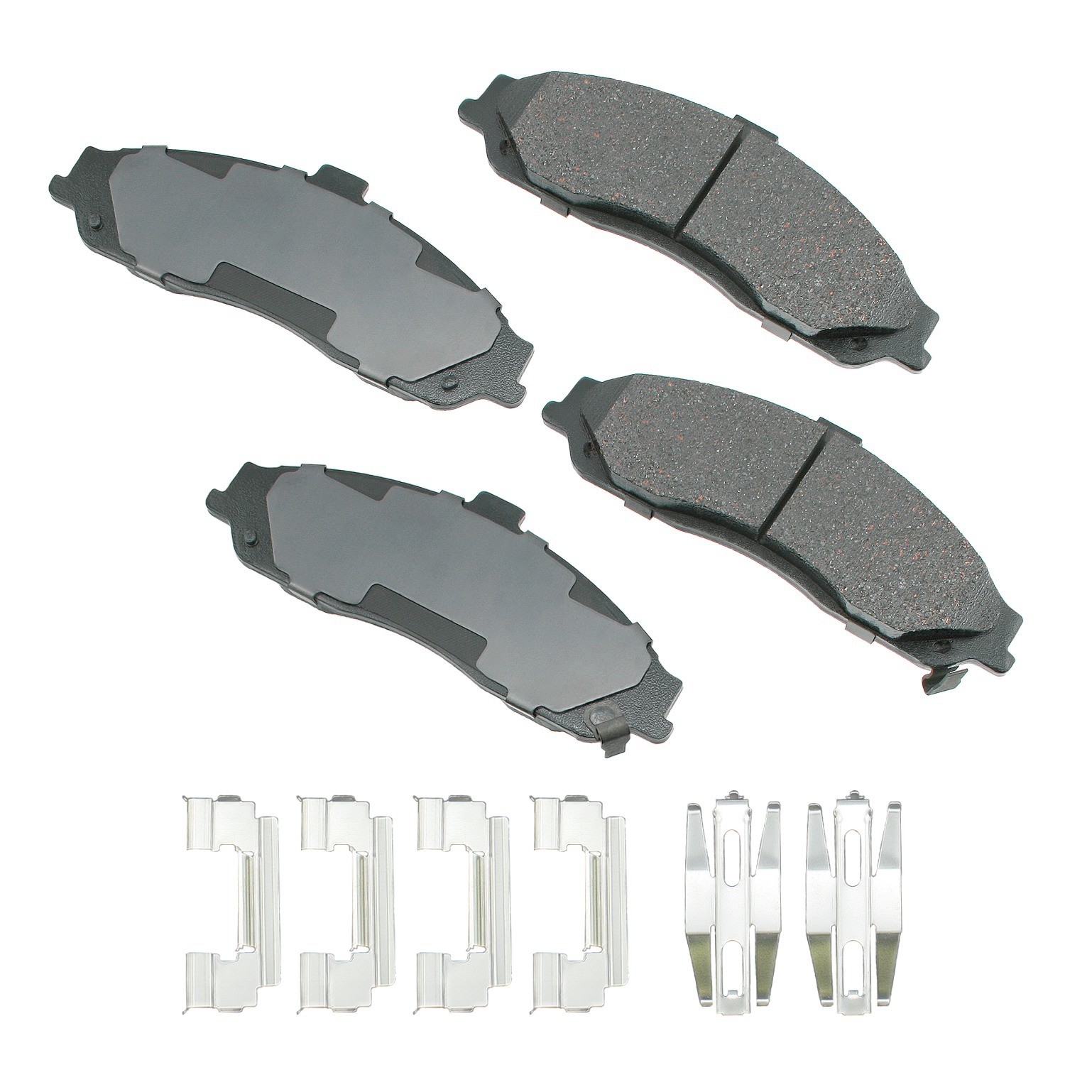 Akebono ProACT Ultra Premium Ceramic Disc Brake Pad Kit