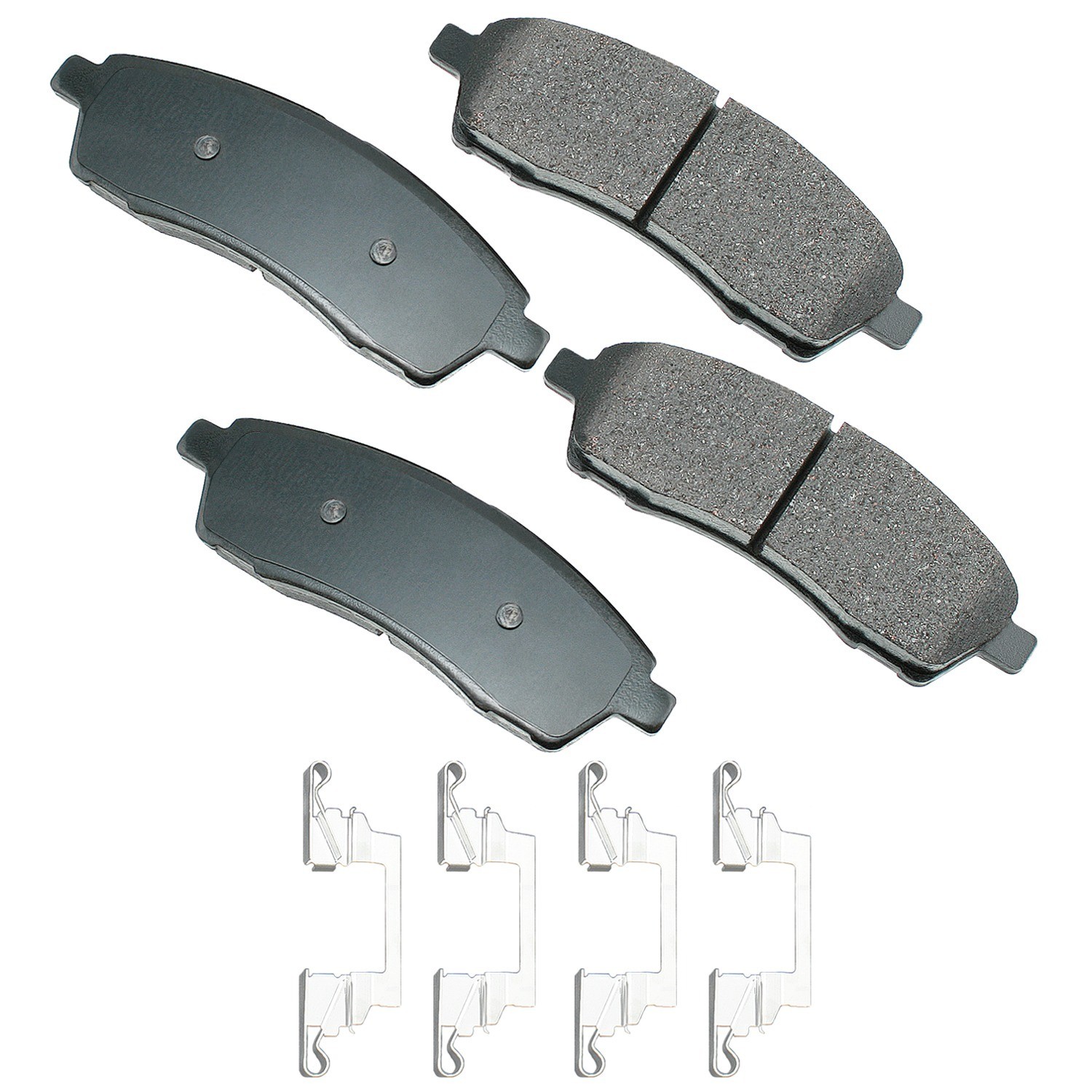 Akebono ProACT Ultra Premium Ceramic Disc Brake Pad Kit