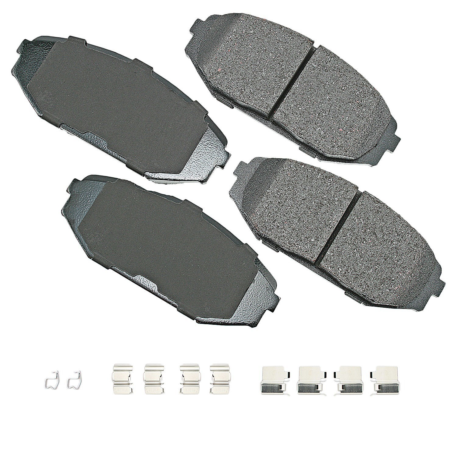 Akebono ProACT Ultra Premium Ceramic Disc Brake Pad Kit