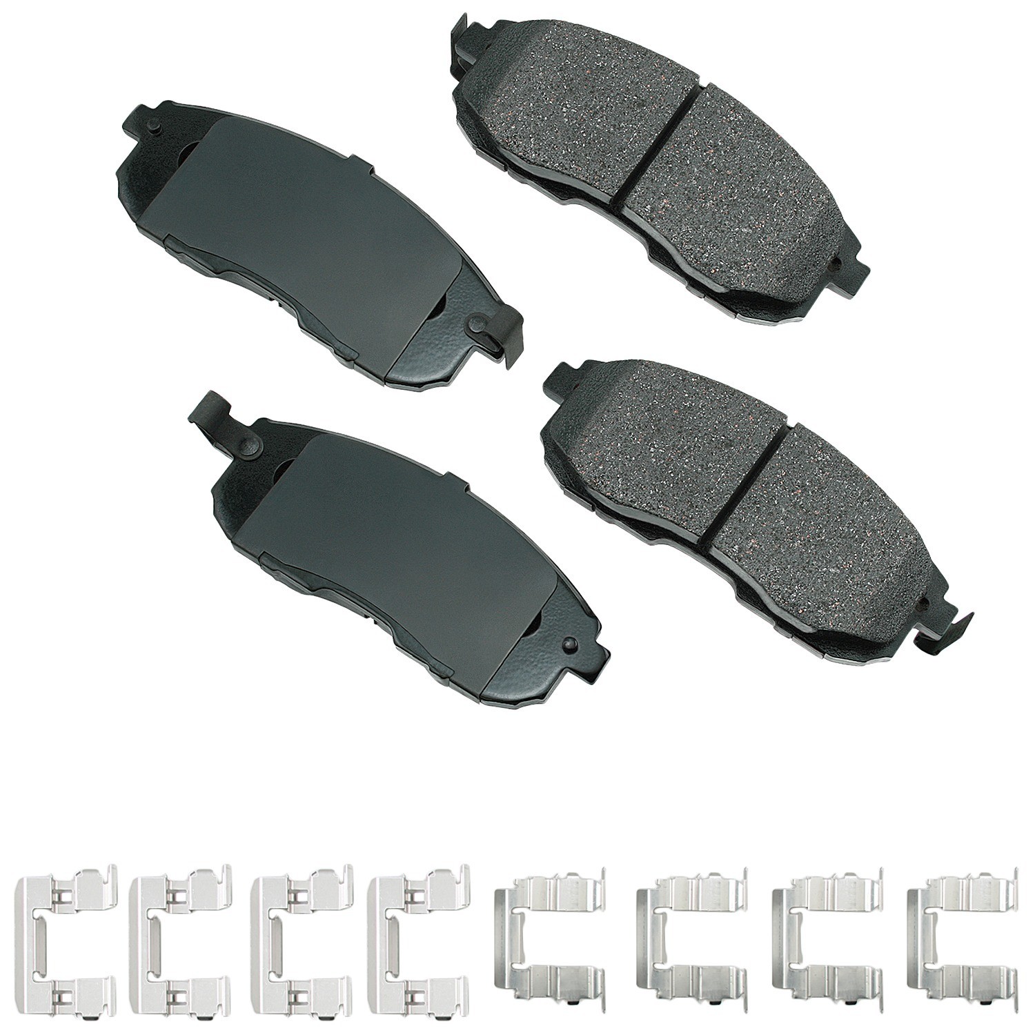 Akebono ProACT Ultra Premium Ceramic Disc Brake Pad Kit